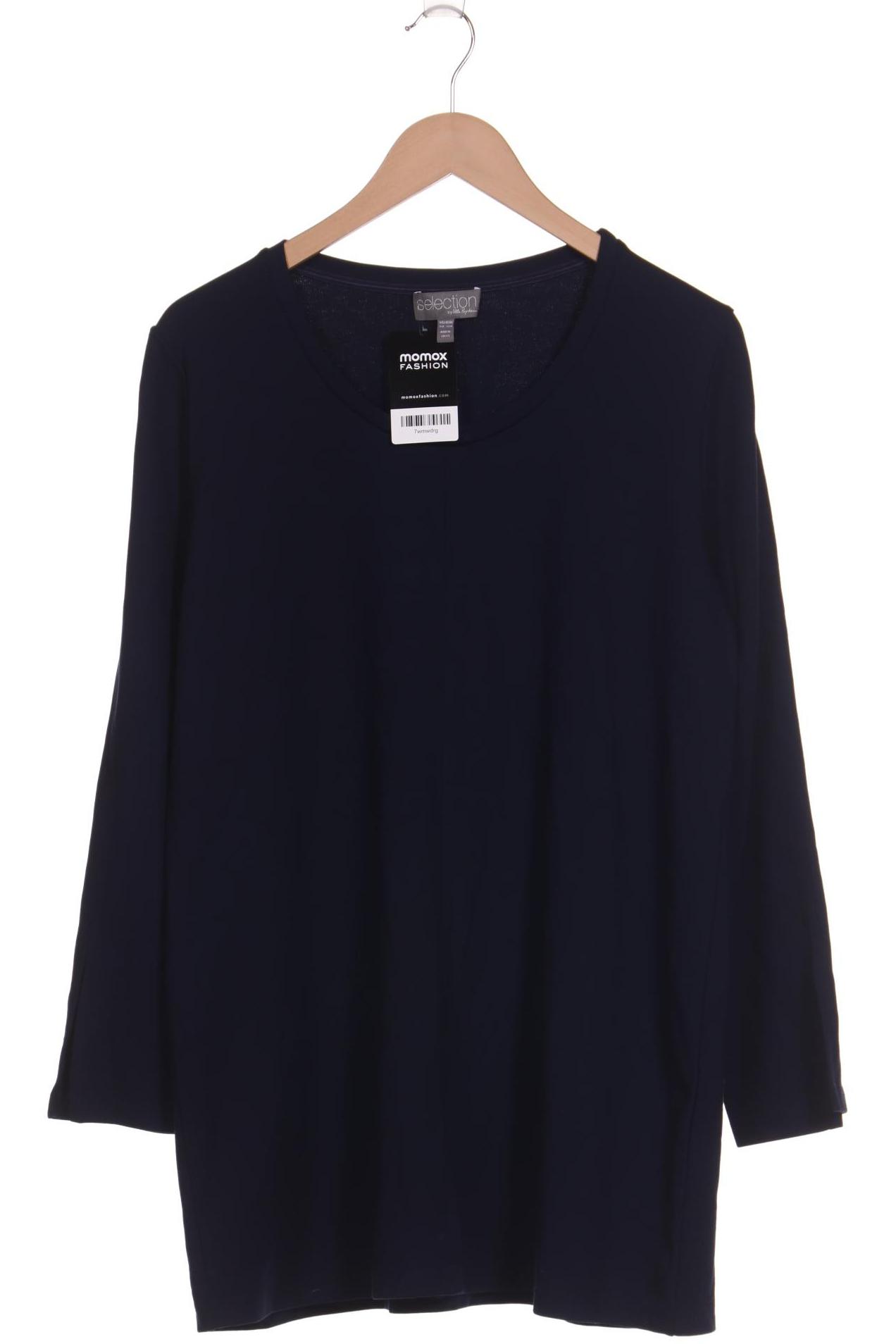 

Selection by Ulla Popken Damen Langarmshirt, marineblau, Gr. 42