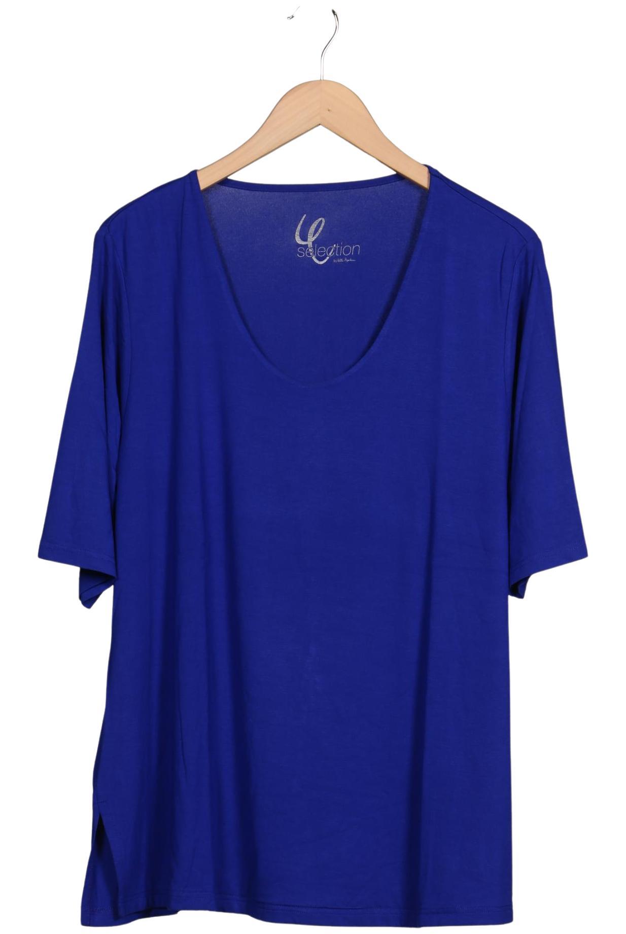 

Selection by Ulla Popken Damen T-Shirt, blau, Gr. 46