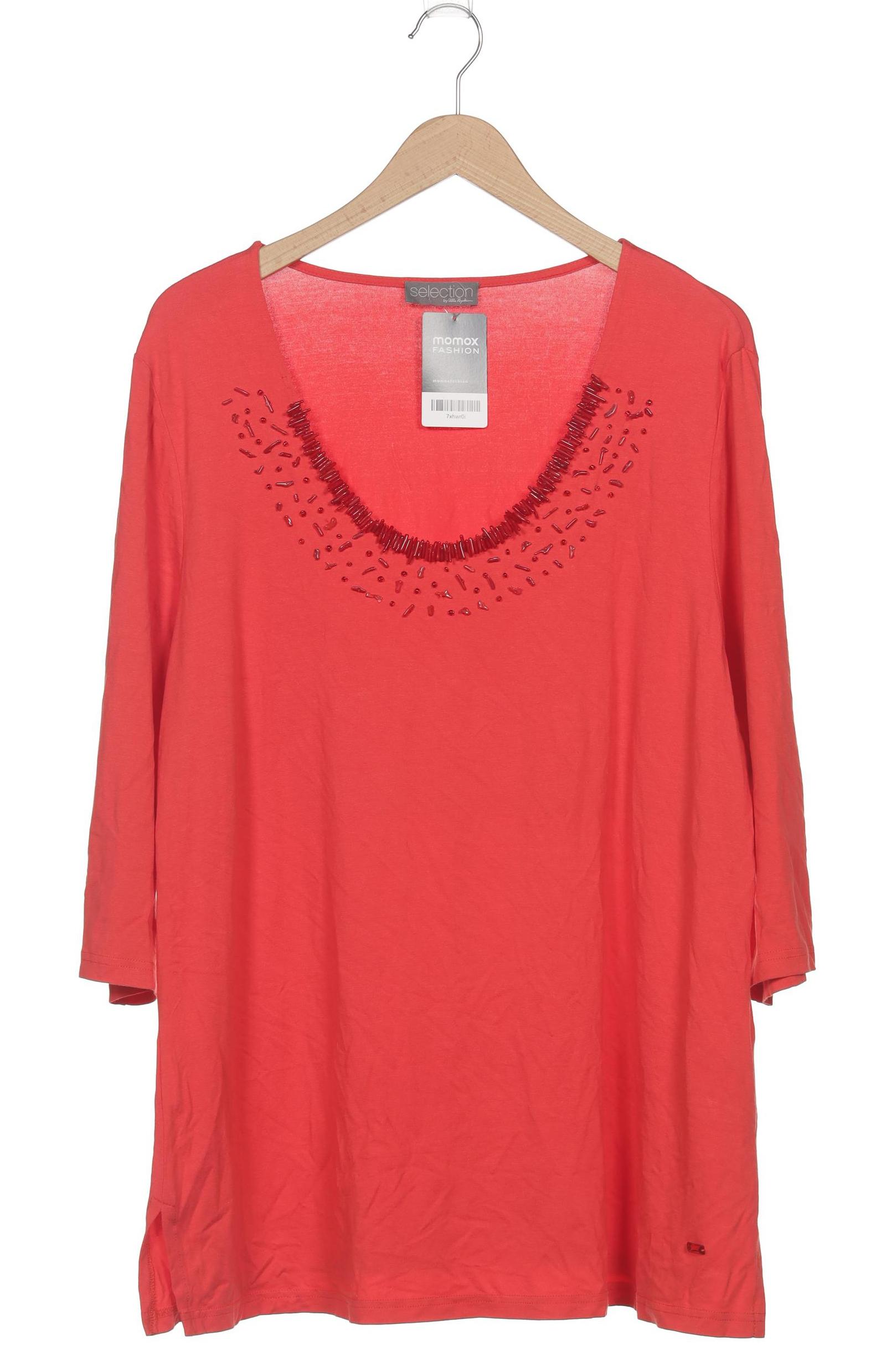 

Selection by Ulla Popken Damen Langarmshirt, rot, Gr. 50