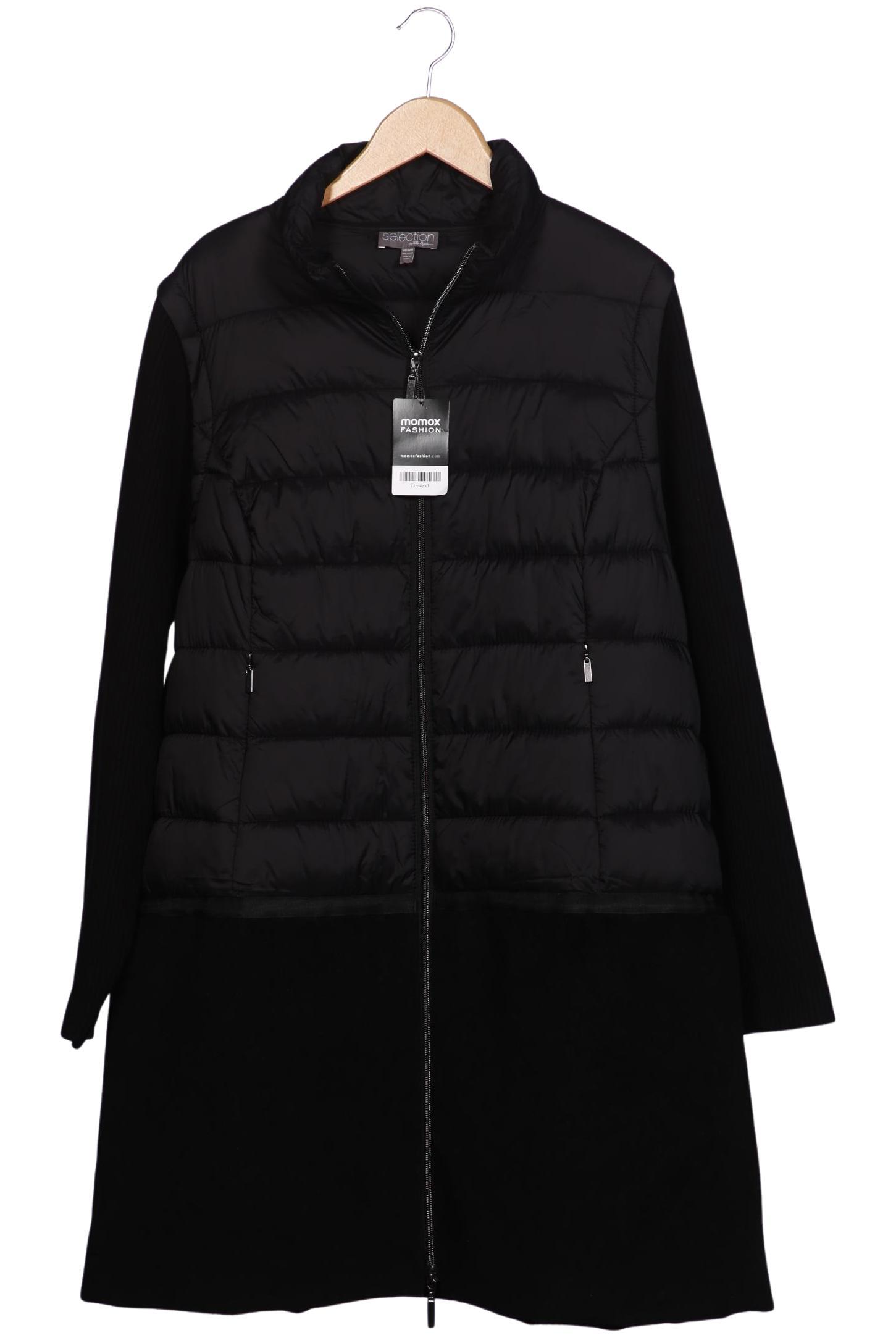 

Selection by Ulla Popken Damen Mantel, schwarz, Gr. 50