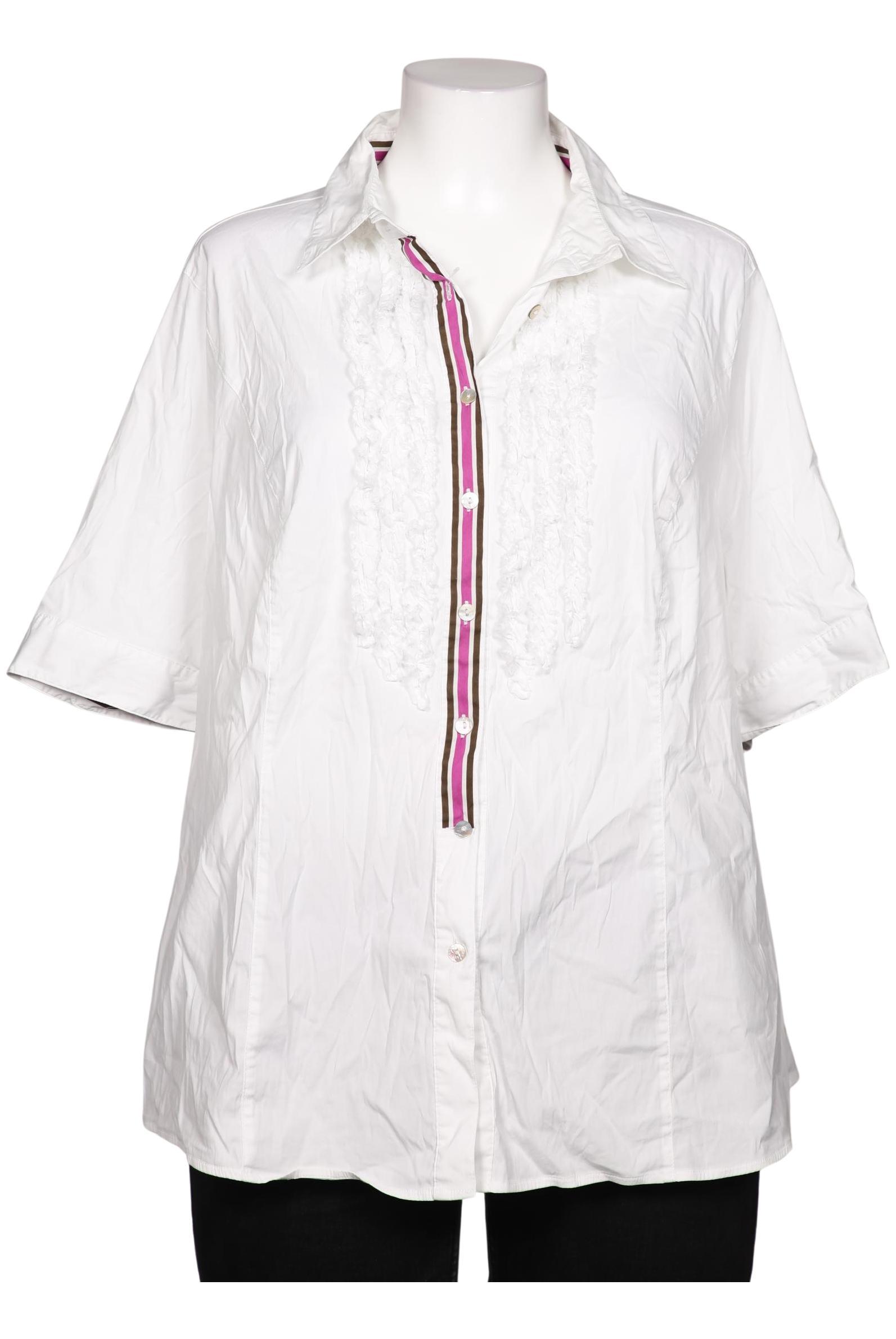 

Selection by Ulla Popken Damen Bluse, weiß, Gr. 46