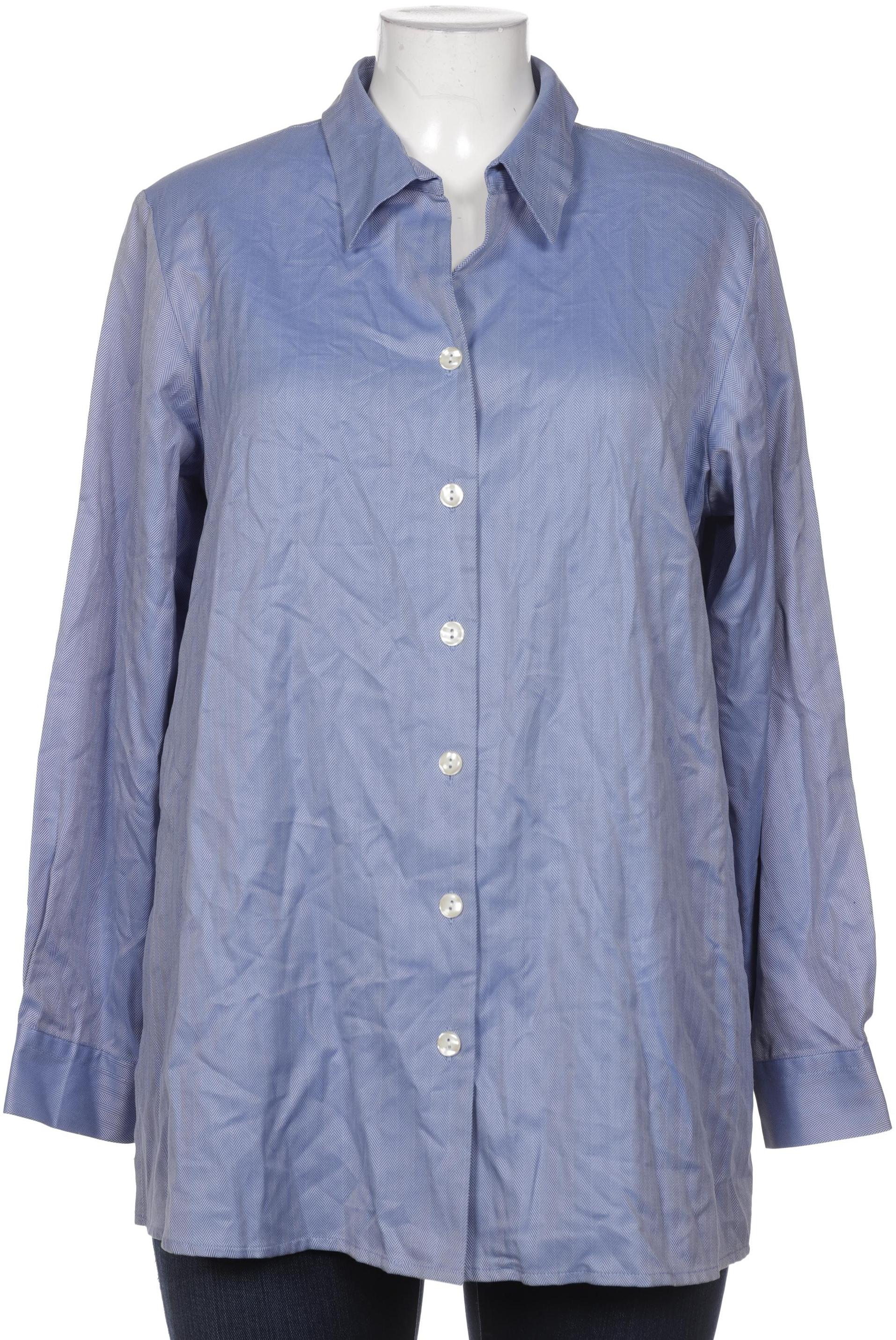 

Selection by Ulla Popken Damen Bluse, blau, Gr. 42