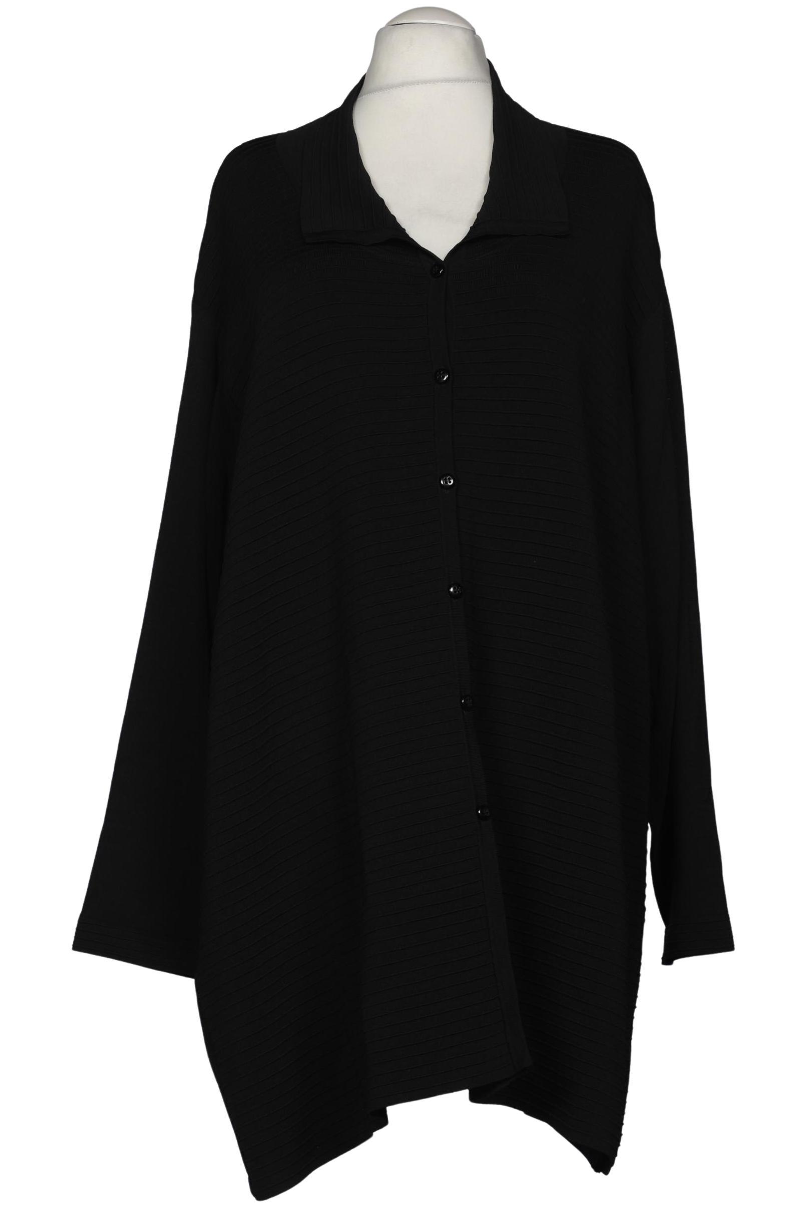 Thumbnail - Selection by Ulla Popken Damen Strickjacke, schwarz, Gr. 48