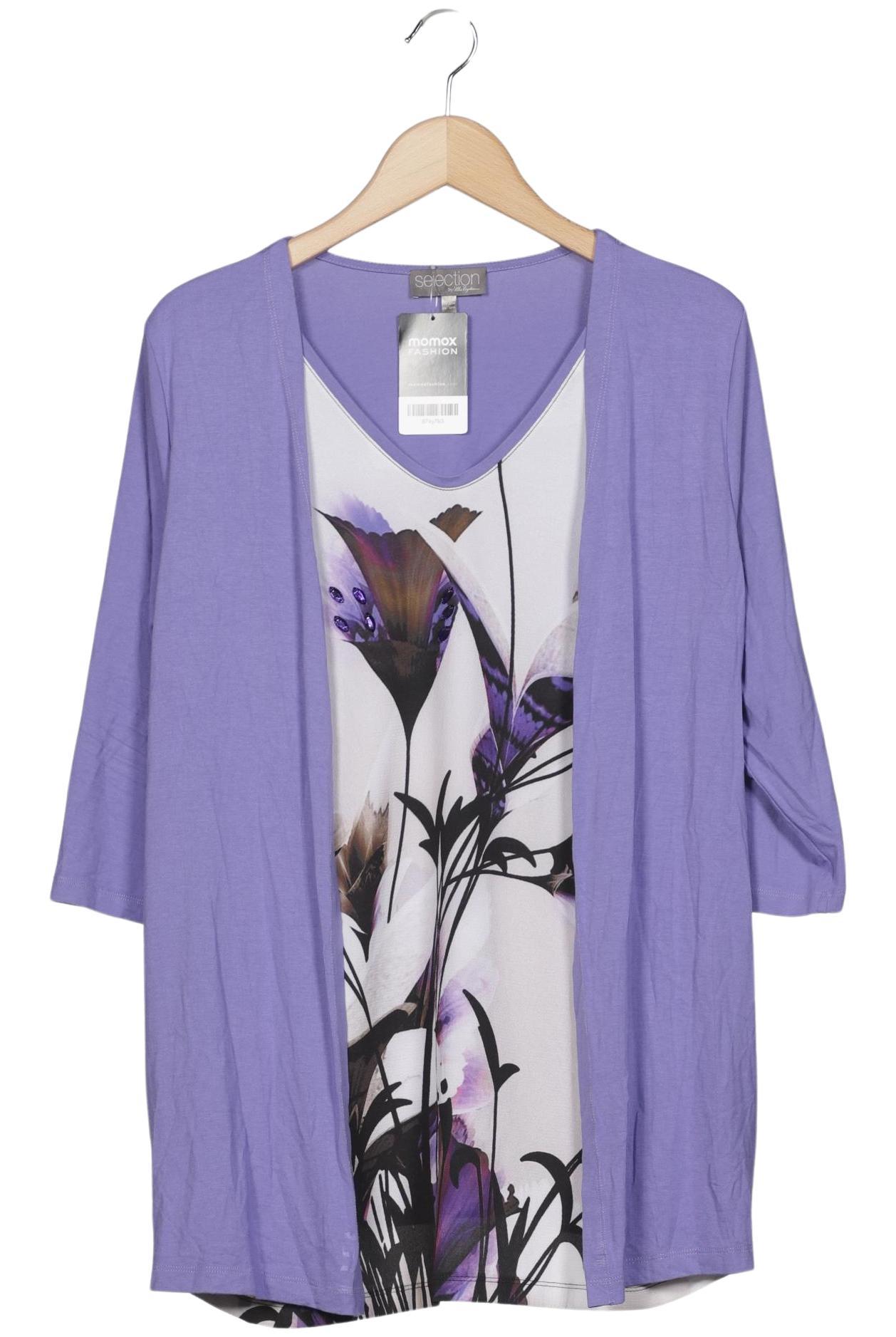 

Selection by Ulla Popken Damen Strickjacke, flieder, Gr. 42