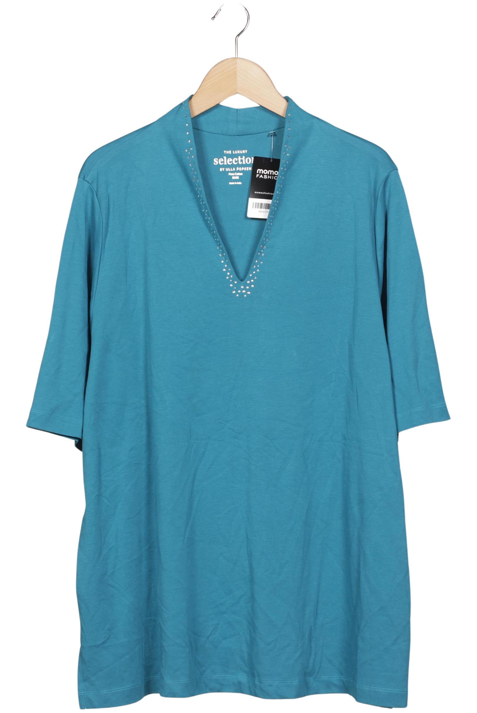 

Selection by Ulla Popken Damen T-Shirt, türkis, Gr. 50