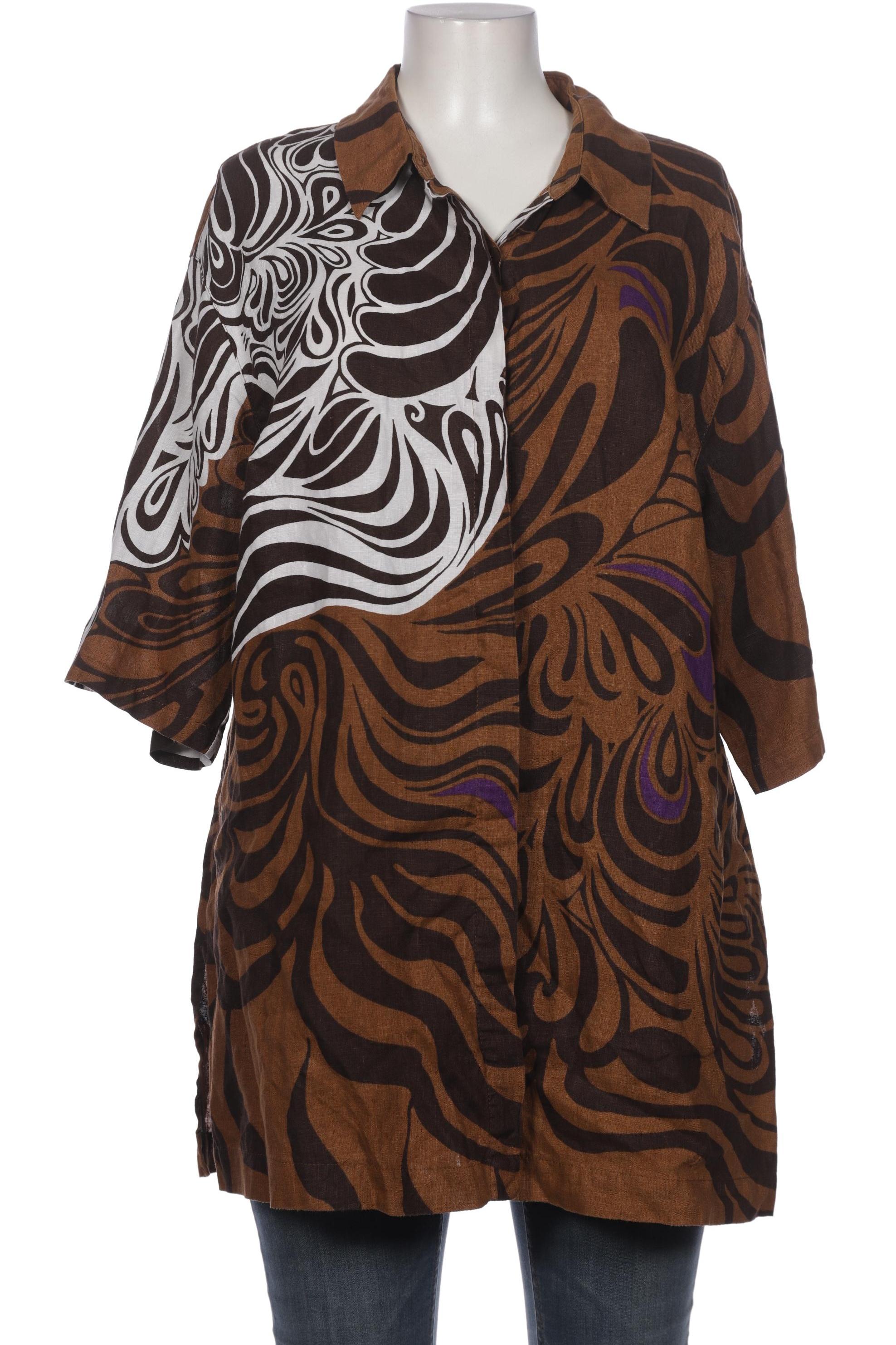 

Selection by Ulla Popken Damen Bluse, braun, Gr. 46