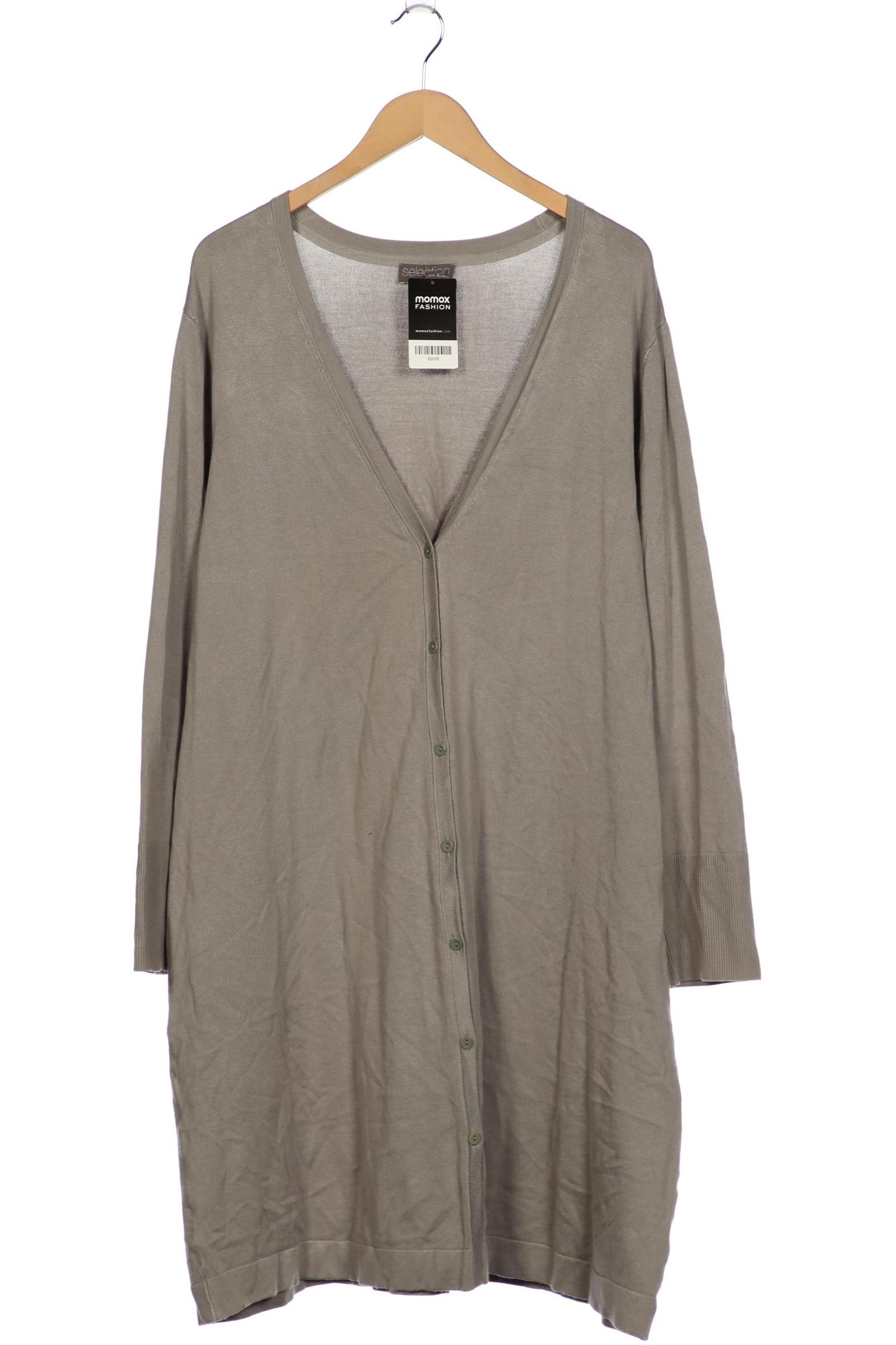 

Selection by Ulla Popken Damen Strickjacke, grau, Gr. 50