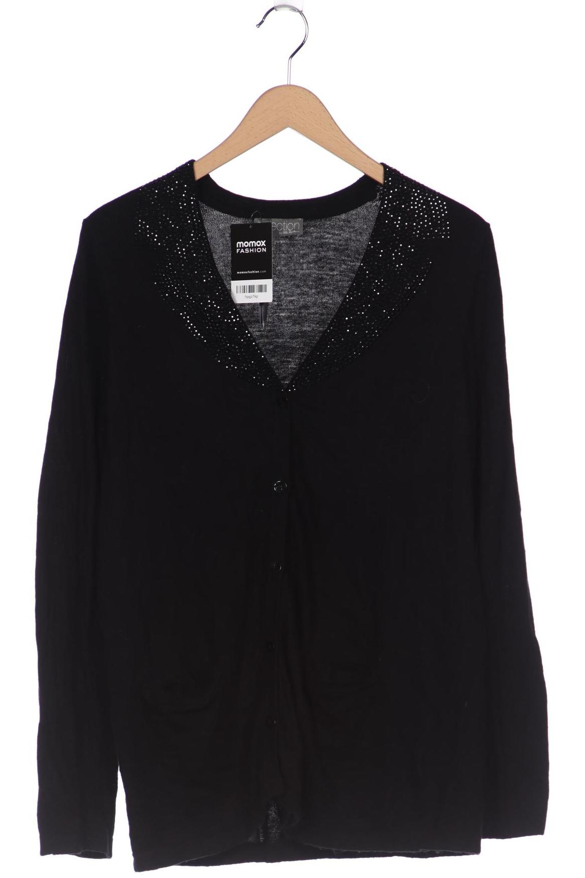

Selection by Ulla Popken Damen Strickjacke, schwarz, Gr. 46