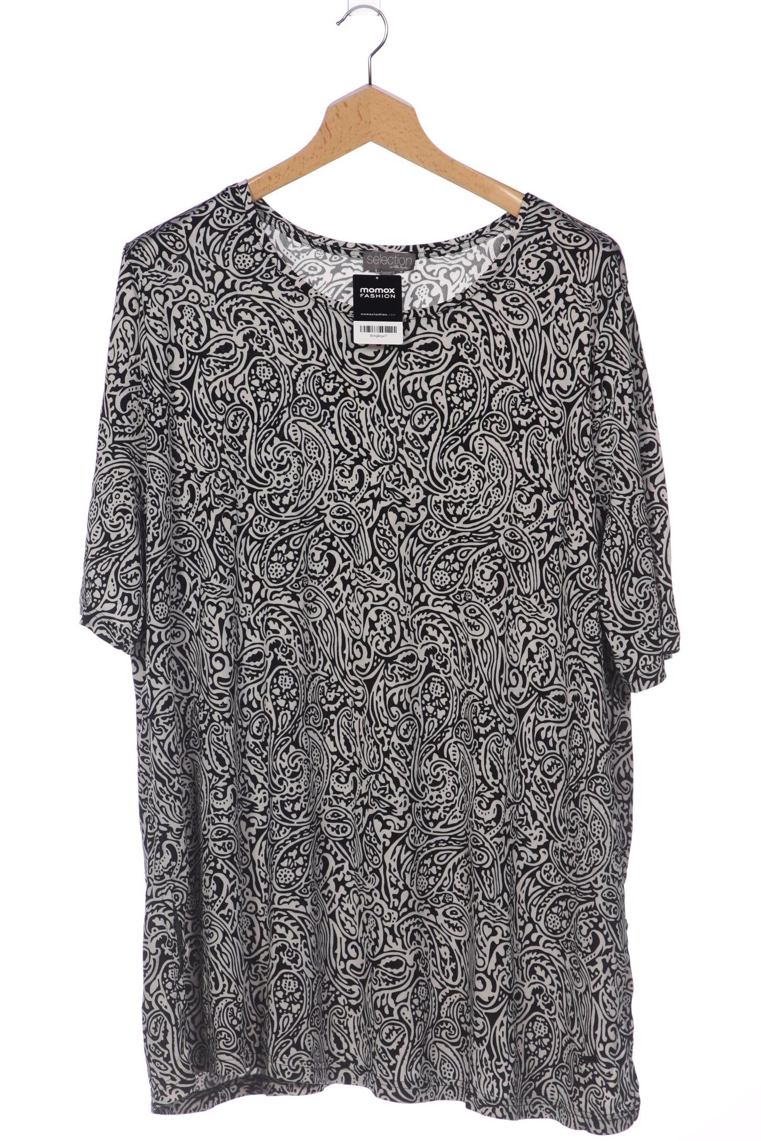 

Selection by Ulla Popken Damen T-Shirt, schwarz, Gr. 58