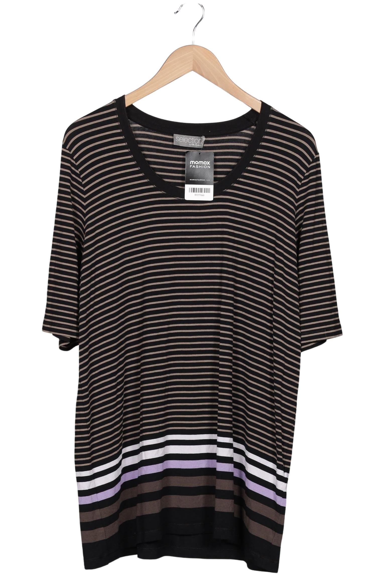 

Selection by Ulla Popken Damen T-Shirt, schwarz, Gr. 46