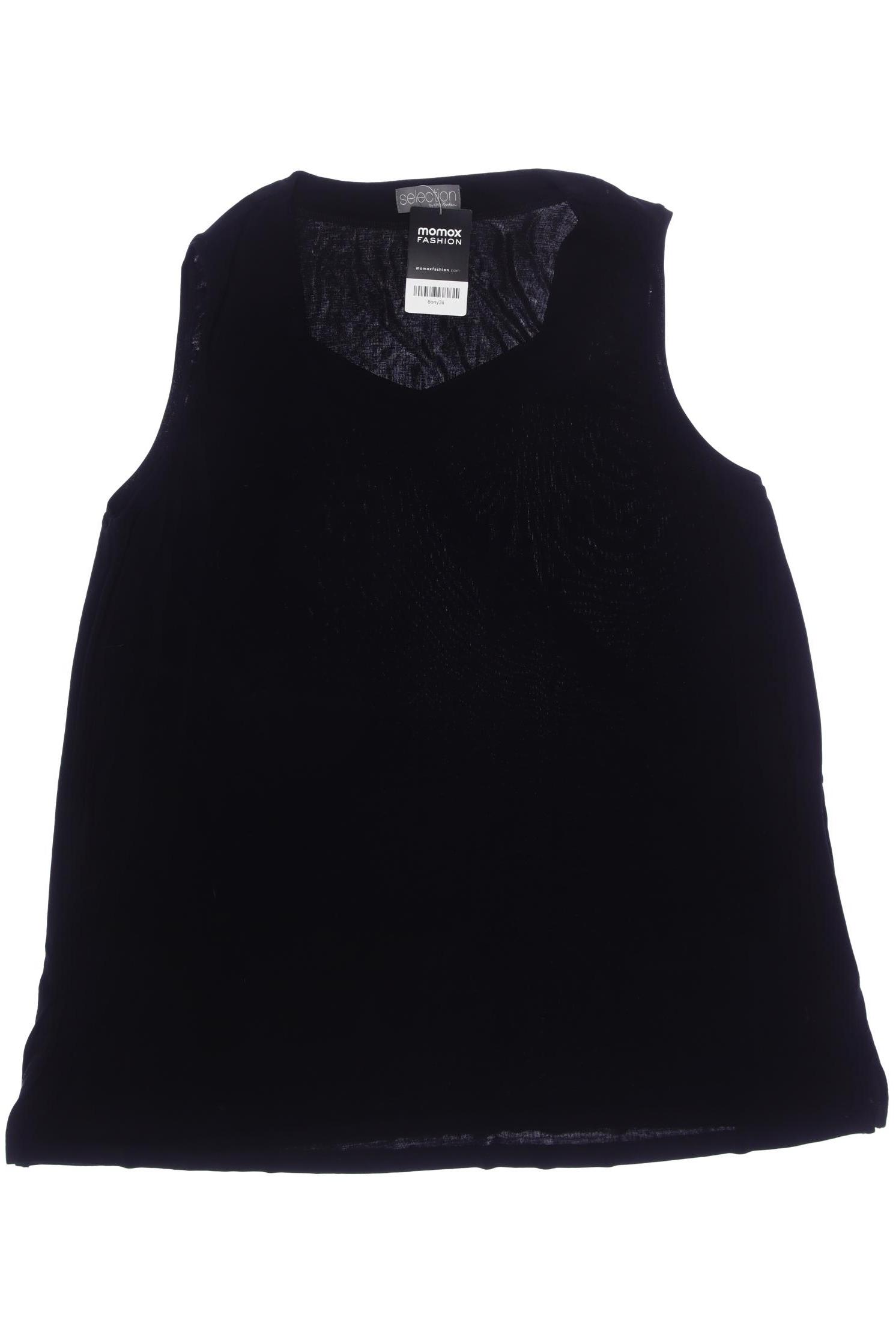 

Selection by Ulla Popken Damen Top, schwarz, Gr. 50