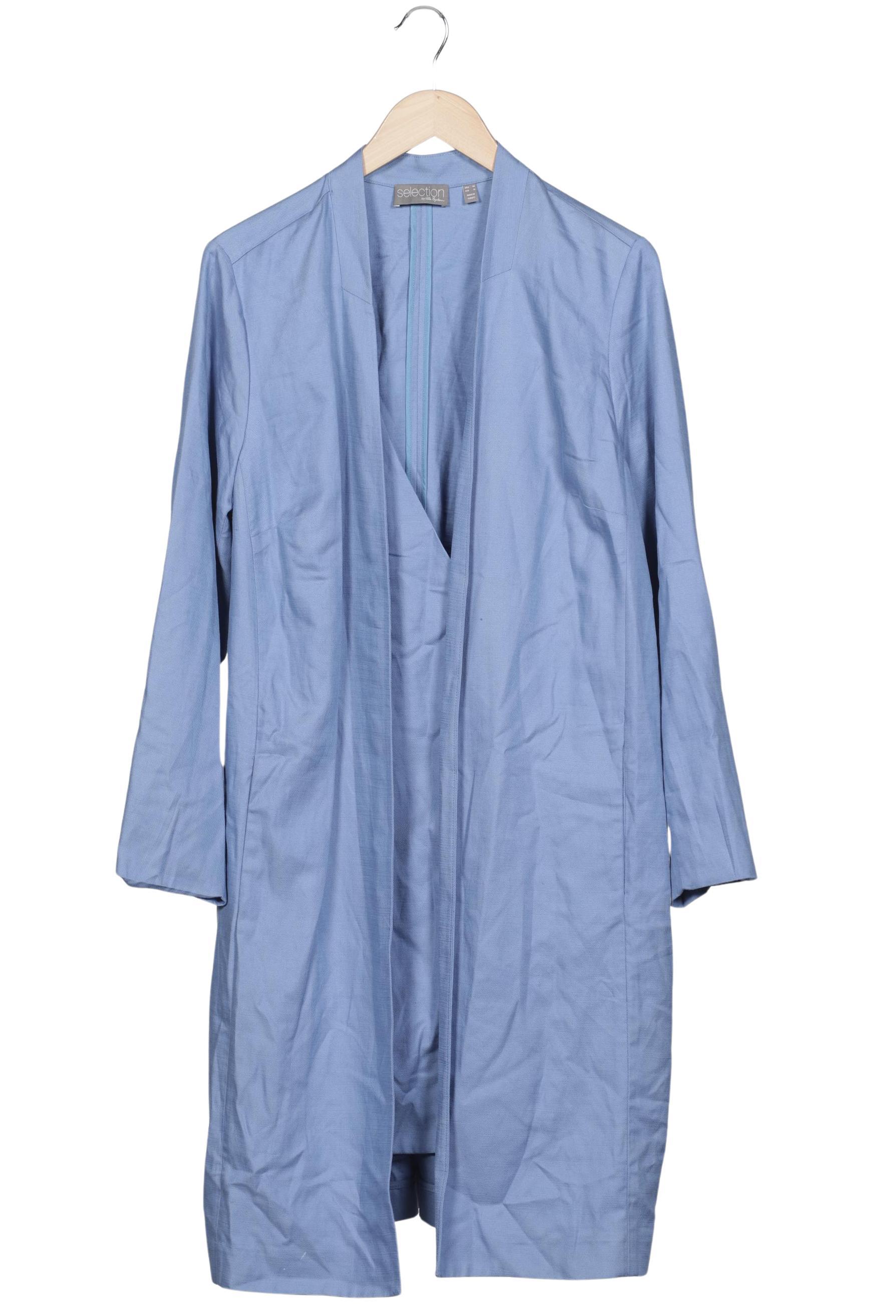 

Selection by Ulla Popken Damen Mantel, hellblau, Gr. 46