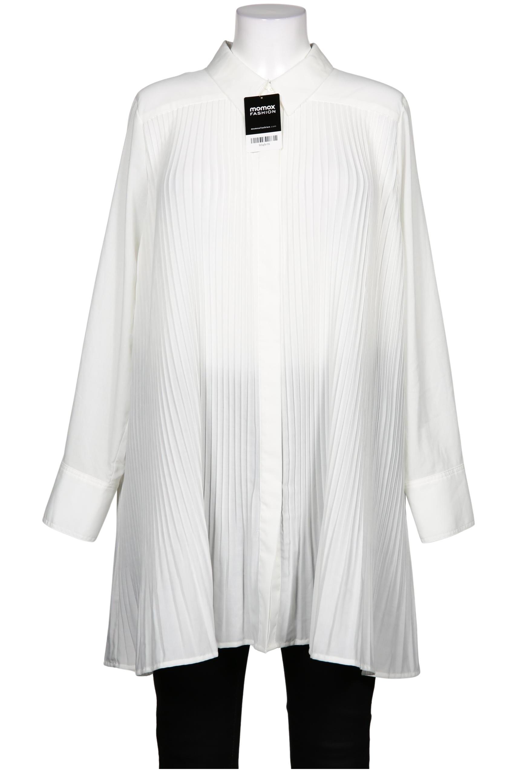 

Selection by Ulla Popken Damen Bluse, weiß, Gr. 50