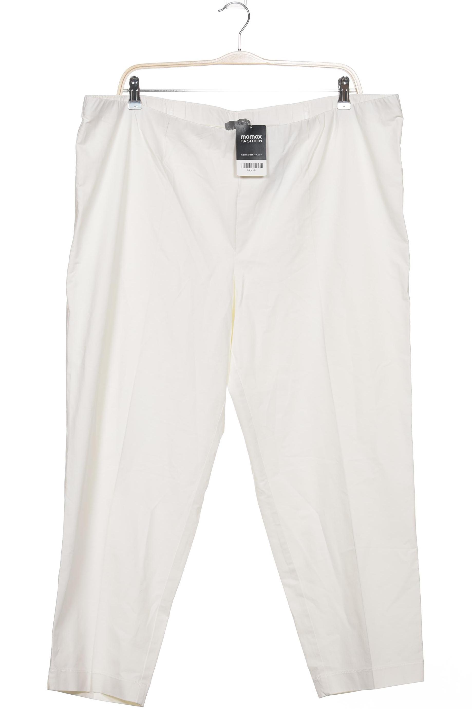 

Selection by Ulla Popken Damen Stoffhose, weiß, Gr. 54