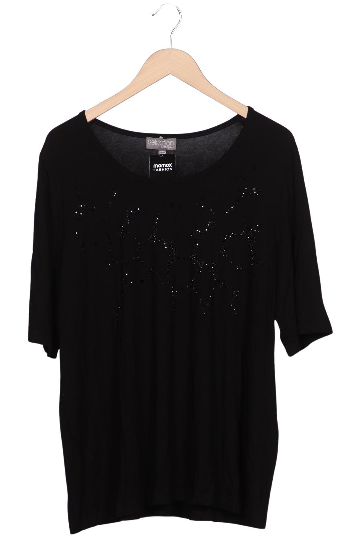 

Selection by Ulla Popken Damen T-Shirt, schwarz, Gr. 46