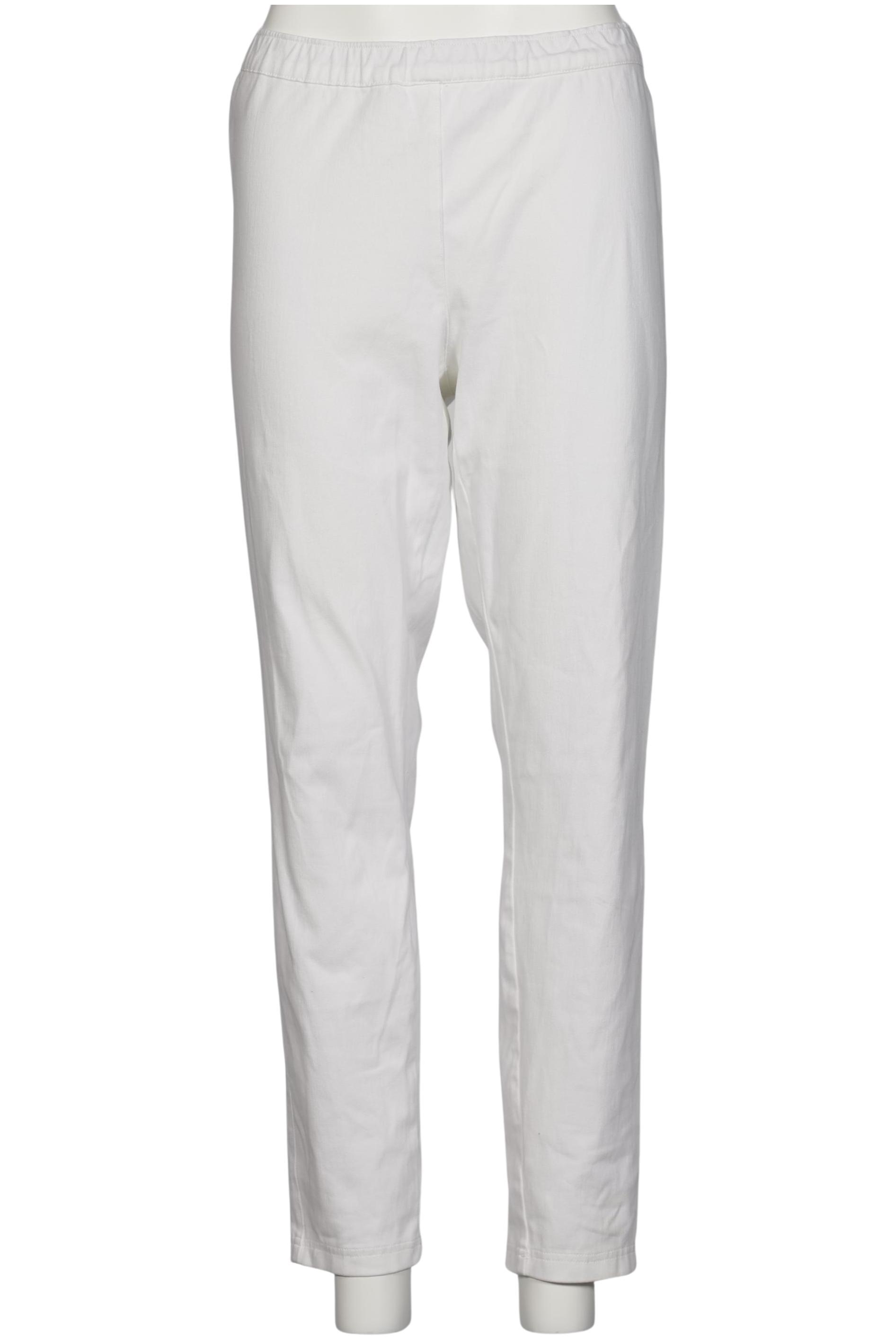 

Selection by Ulla Popken Damen Stoffhose, weiß, Gr. 48