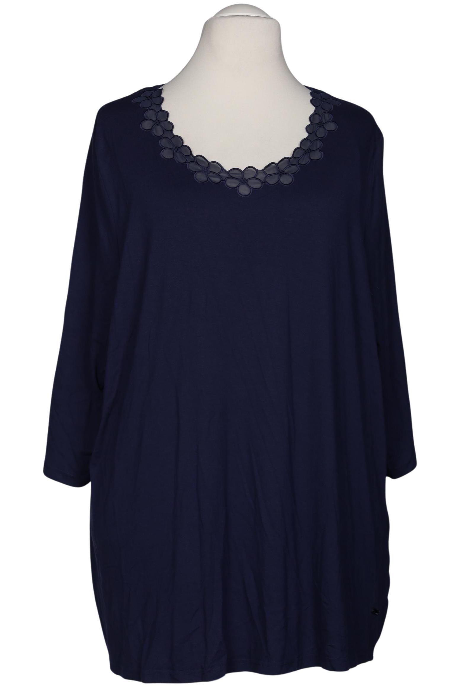 

Selection by Ulla Popken Damen Langarmshirt, marineblau, Gr. 54