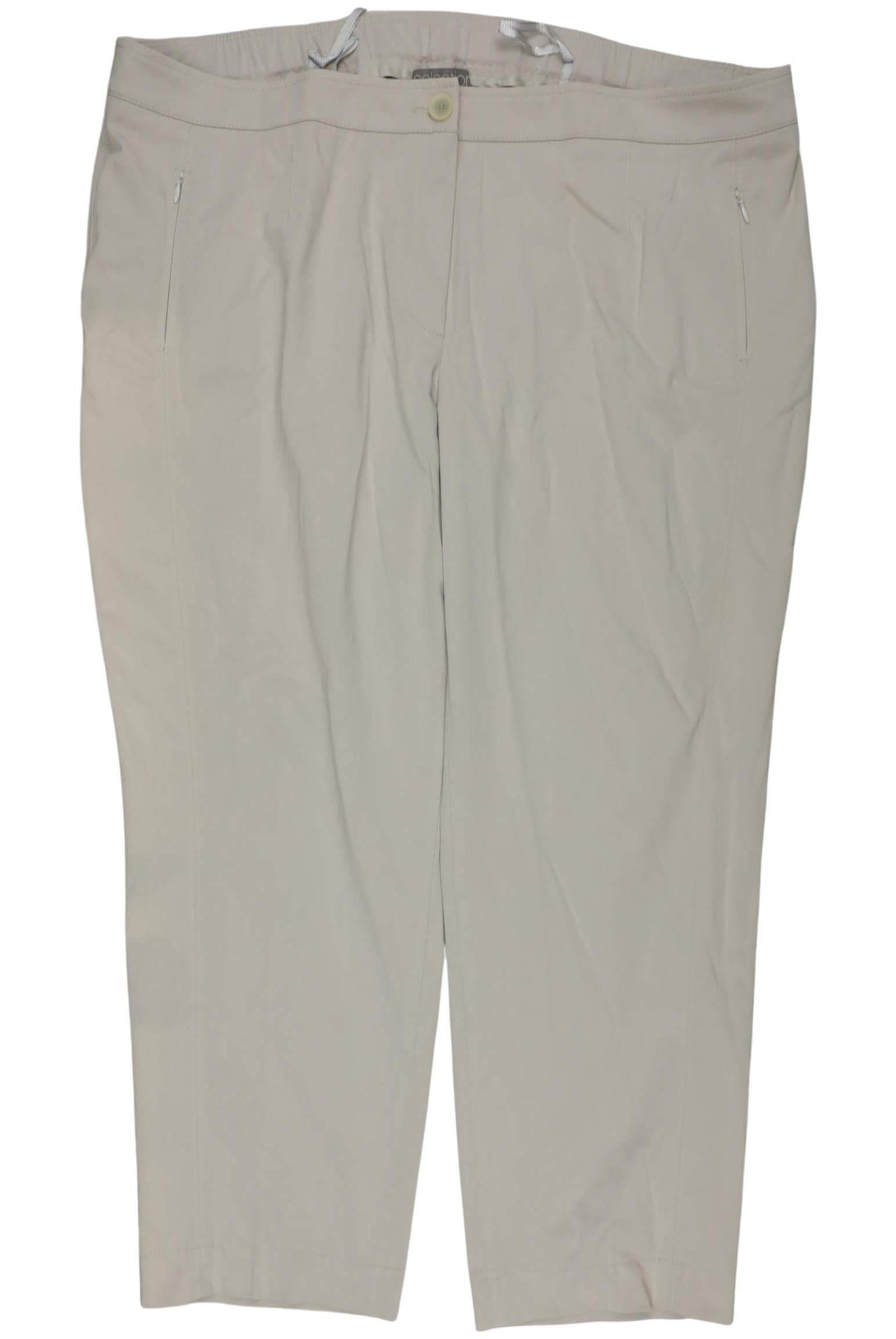 

Selection by Ulla Popken Damen Stoffhose, beige, Gr. 52