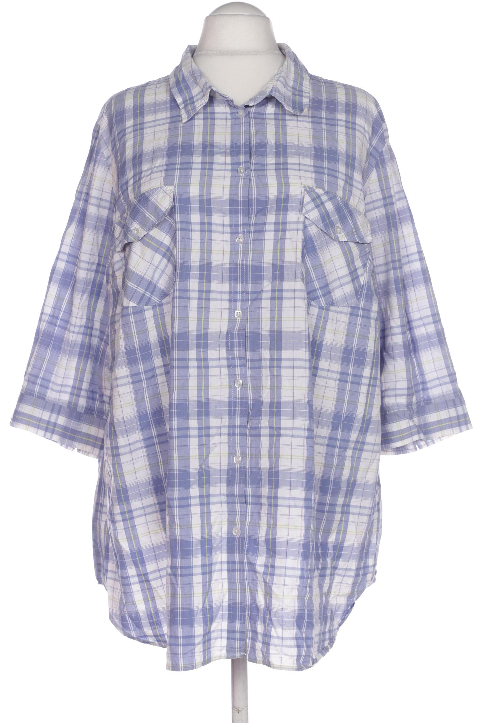 

Selection by Ulla Popken Damen Bluse, blau, Gr. 54