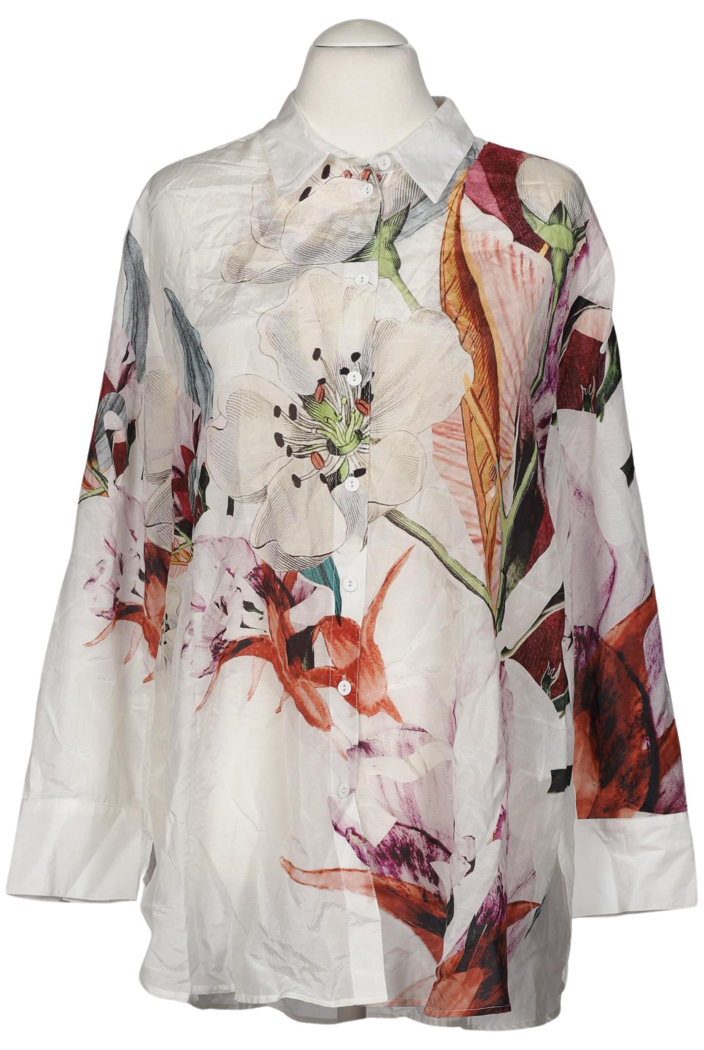 

Selection by Ulla Popken Damen Bluse, weiß, Gr. 48