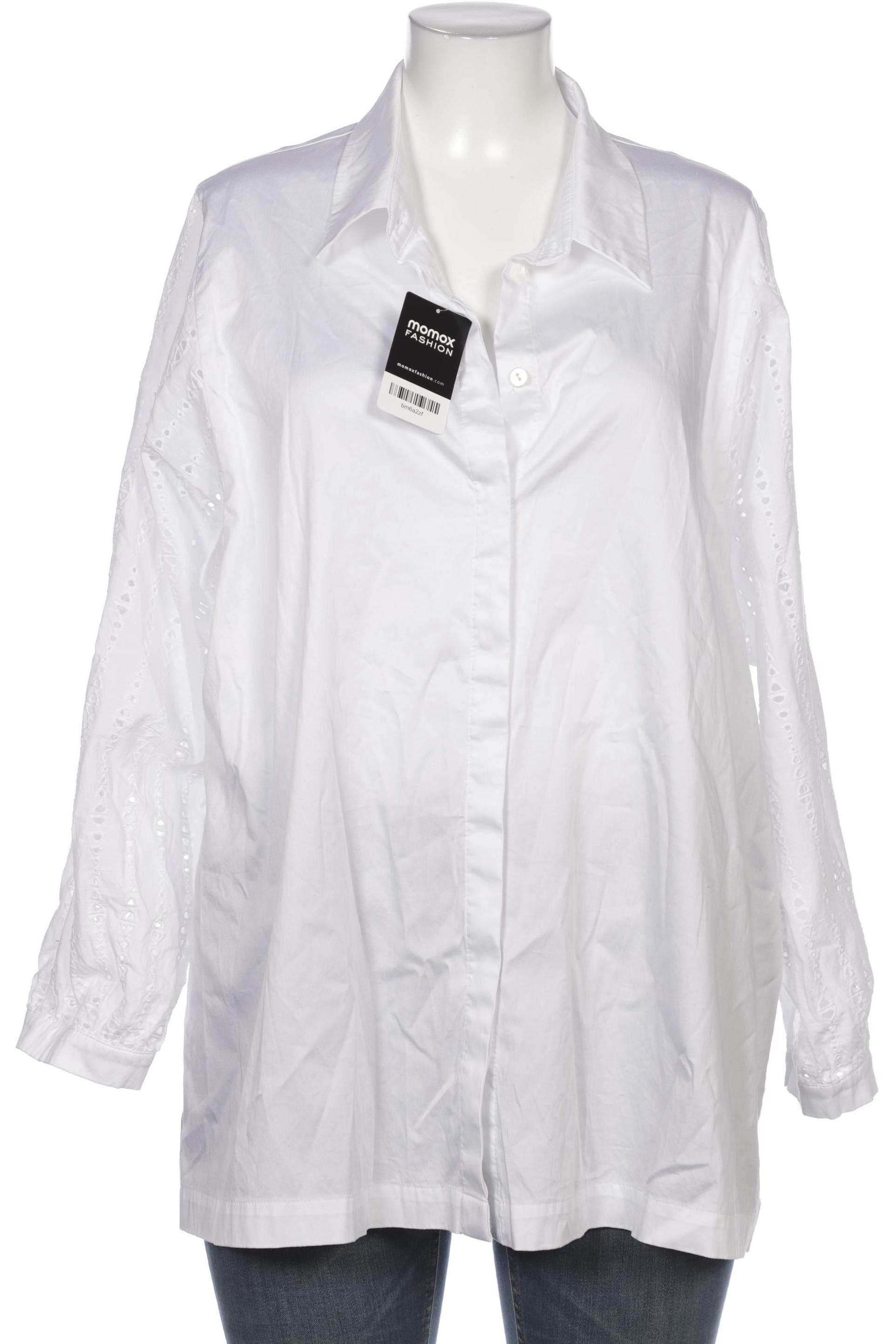 

Selection by Ulla Popken Damen Bluse, weiß, Gr. 50