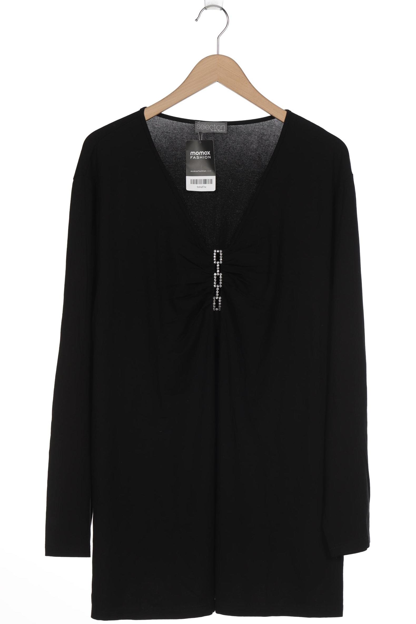 

Selection by Ulla Popken Damen Langarmshirt, schwarz, Gr. 48