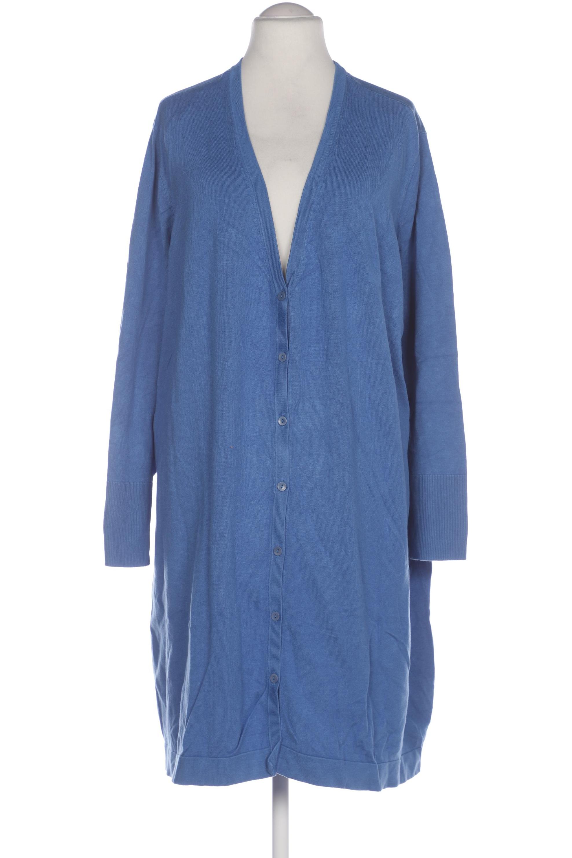 

Selection by Ulla Popken Damen Strickjacke, blau, Gr. 58