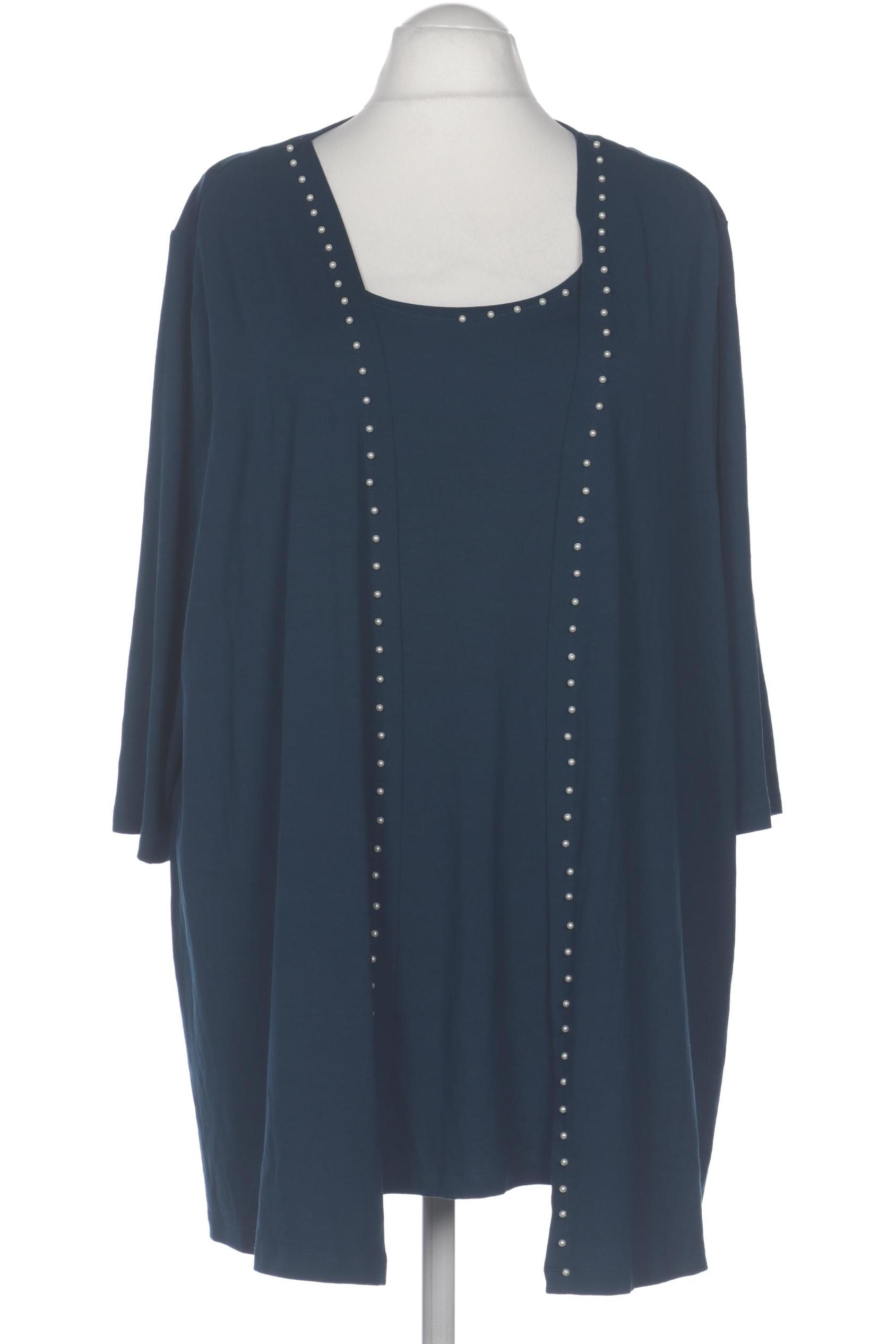

Selection by Ulla Popken Damen Langarmshirt, blau, Gr. 54