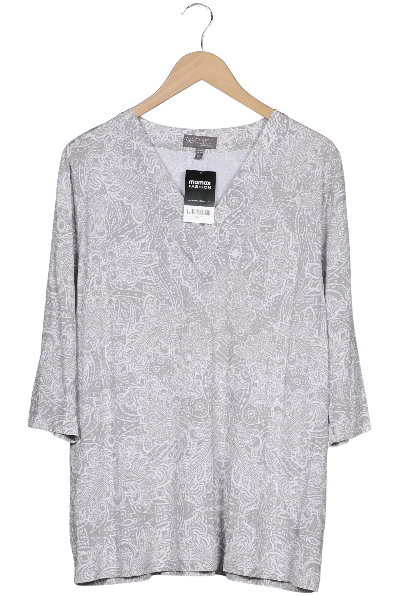 

Selection by Ulla Popken Damen Langarmshirt, grau, Gr. 46