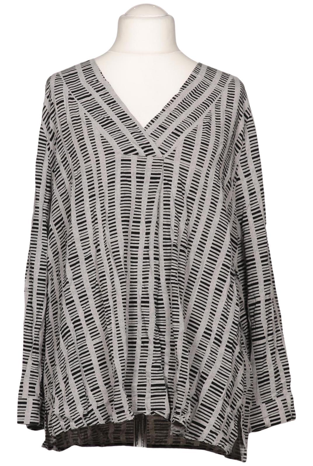 

Selection by Ulla Popken Damen Bluse, grau, Gr. 50