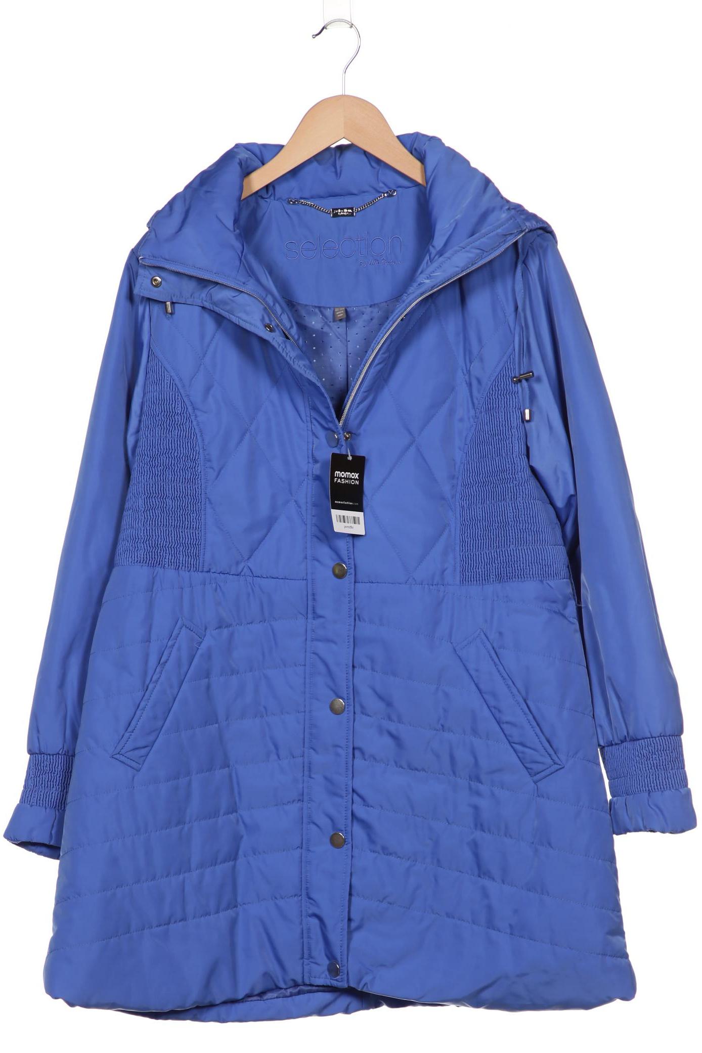 

Selection by Ulla Popken Damen Mantel, blau, Gr. 42