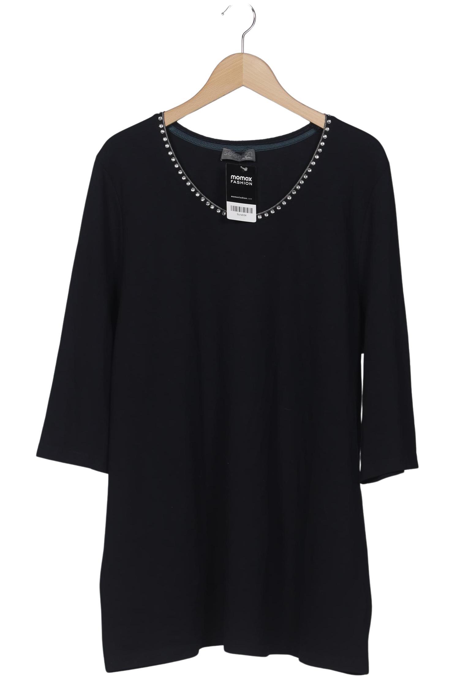 

Selection by Ulla Popken Damen T-Shirt, marineblau, Gr. 50