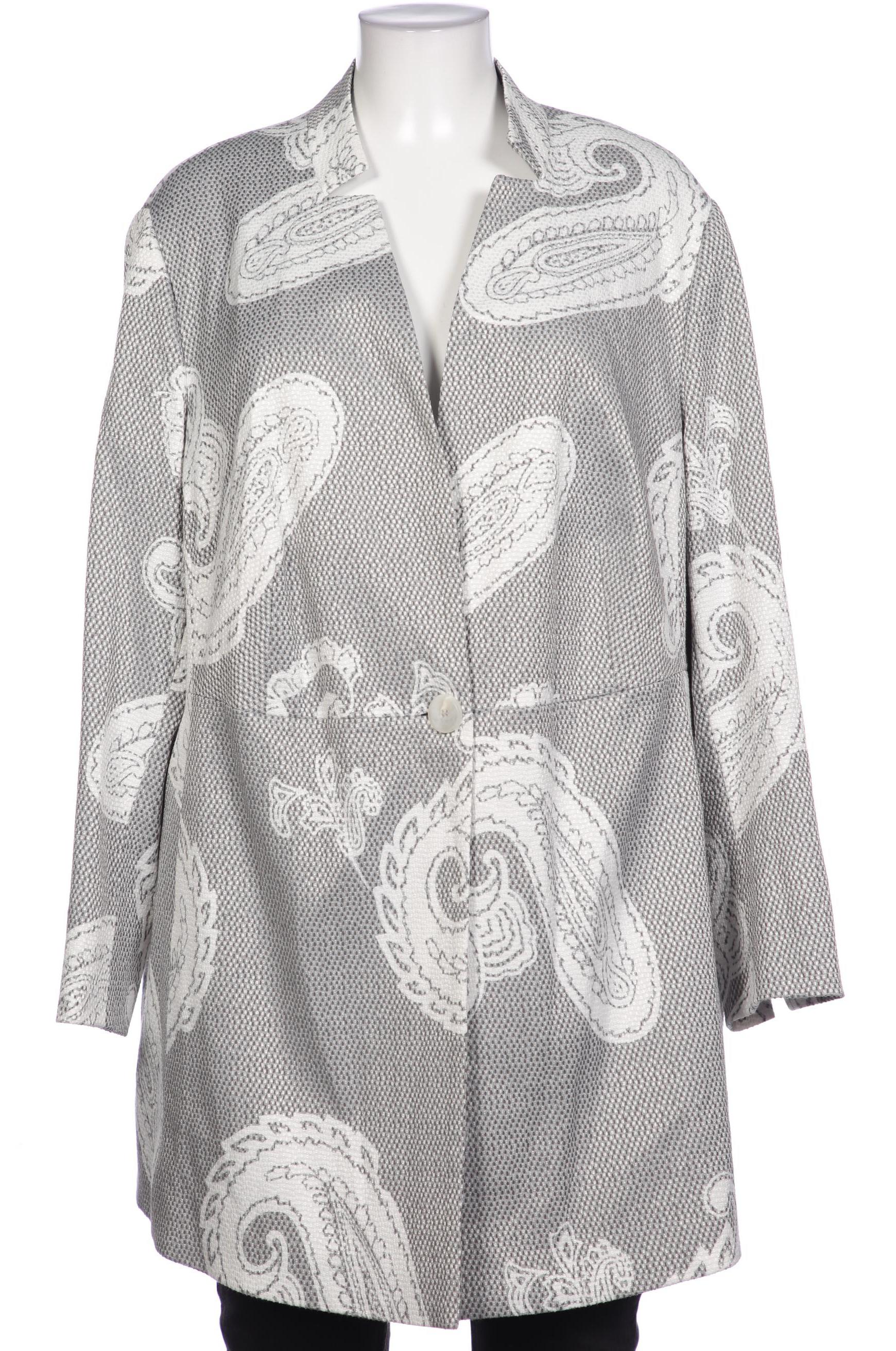 

Selection by Ulla Popken Damen Blazer, grau, Gr. 48