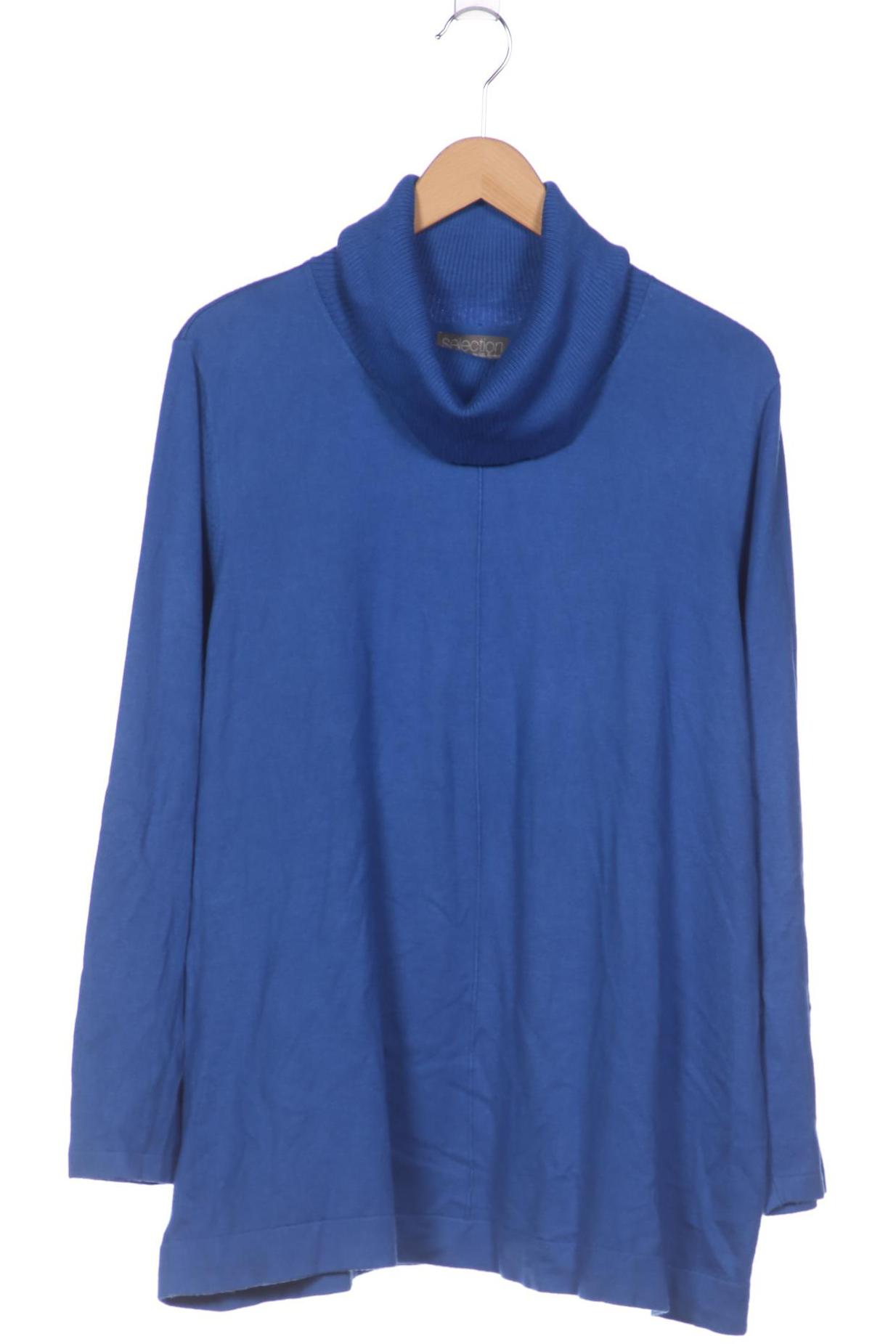 

Selection by Ulla Popken Damen Pullover, blau, Gr. 46