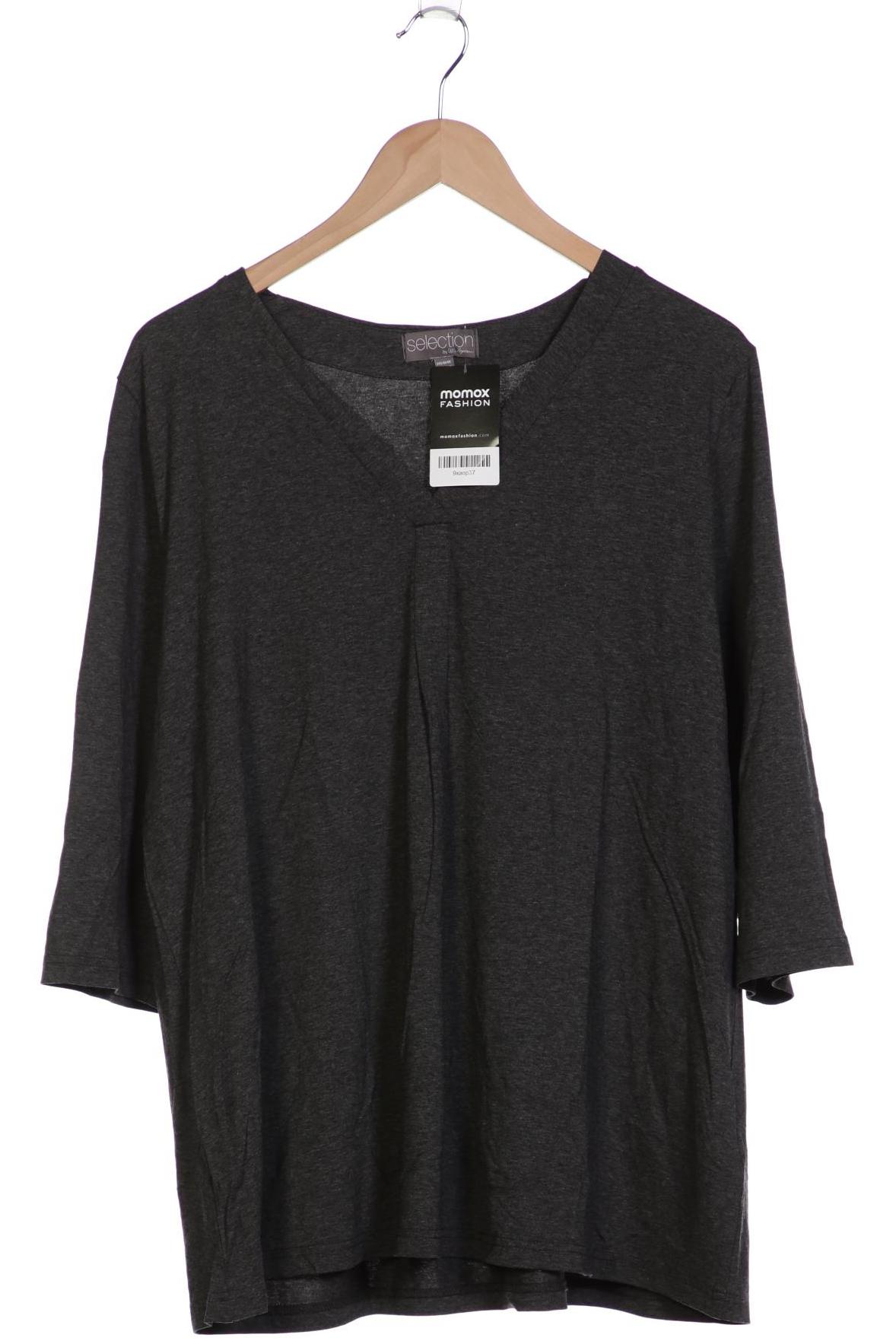 

Selection by Ulla Popken Damen Langarmshirt, grau, Gr. 46