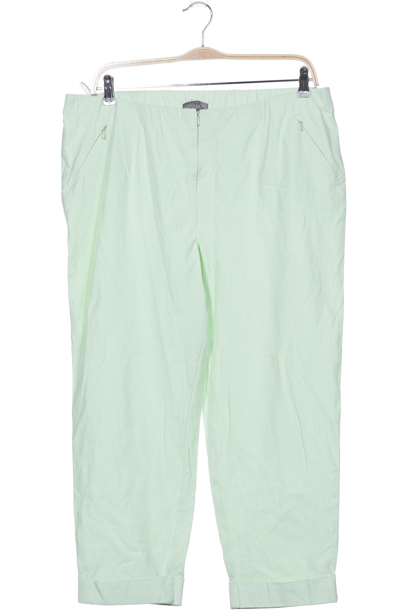 

Selection by Ulla Popken Damen Stoffhose, hellgrün, Gr. 48