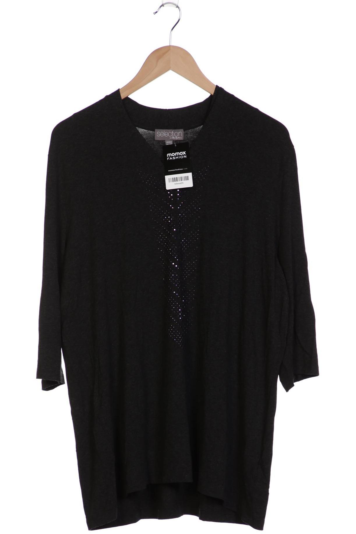 

Selection by Ulla Popken Damen Langarmshirt, grau, Gr. 46