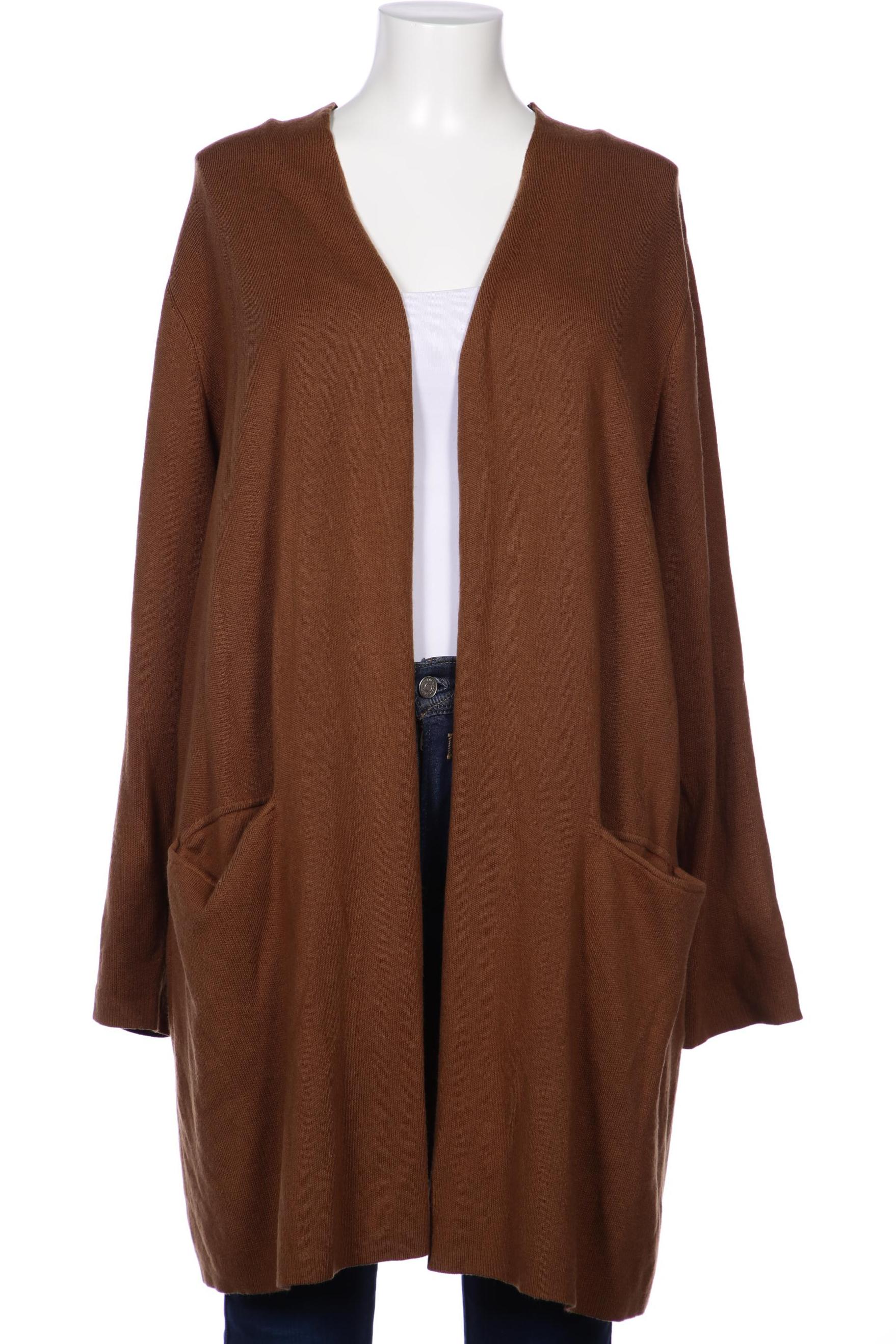 

Selection by Ulla Popken Damen Strickjacke, braun, Gr. 46