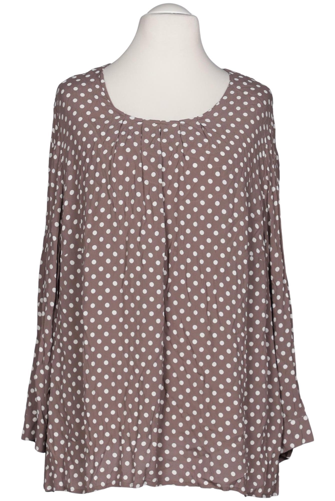 

Selection by Ulla Popken Damen Bluse, braun, Gr. 54