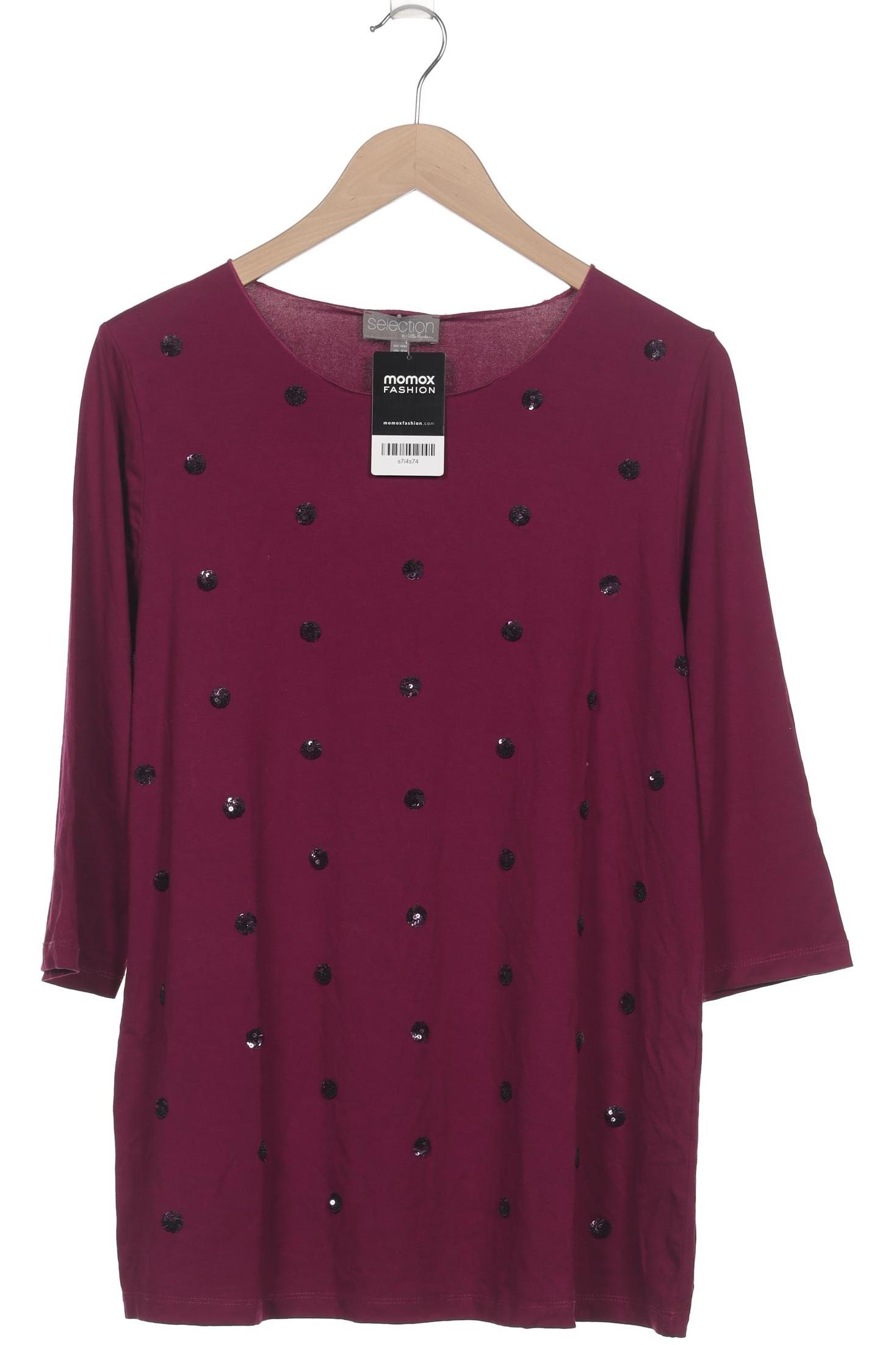 

Selection by Ulla Popken Damen Langarmshirt, pink, Gr. 42