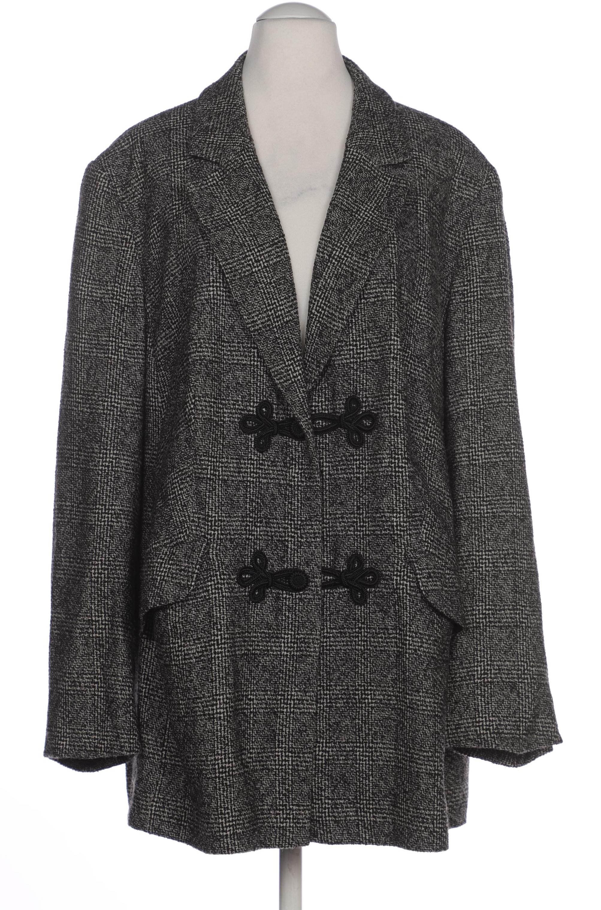 

Selection by Ulla Popken Damen Blazer, grau, Gr. 52