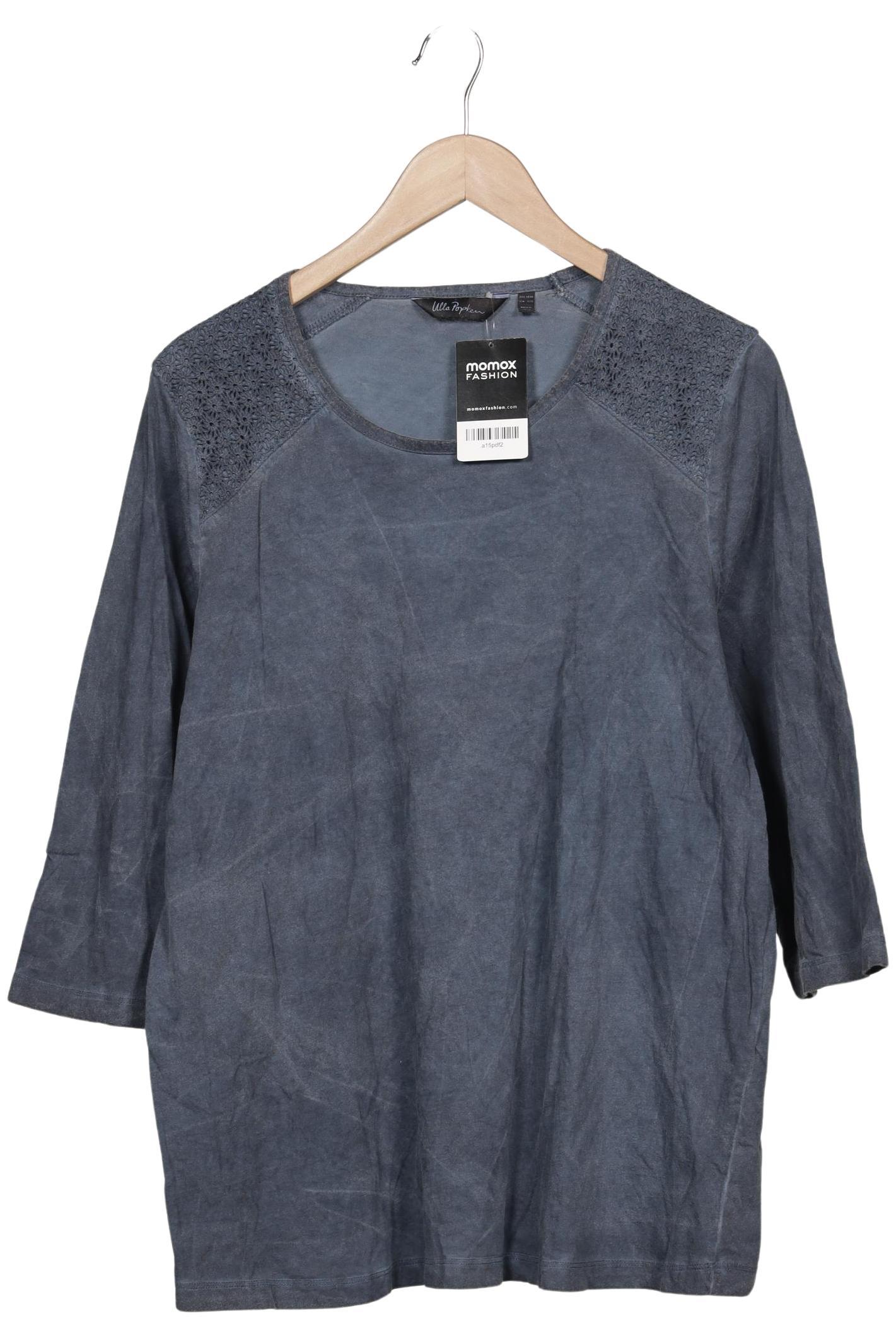 

Selection by Ulla Popken Damen Langarmshirt, blau, Gr. 46