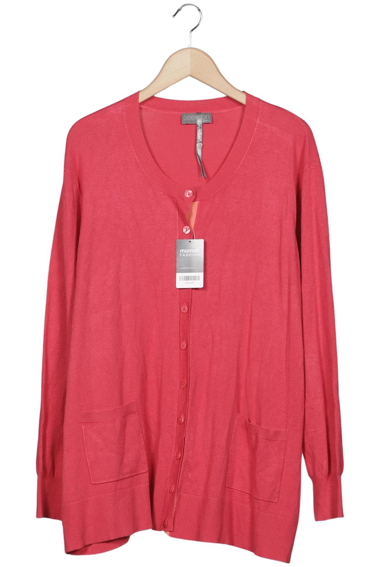 

Selection by Ulla Popken Damen Strickjacke, pink, Gr. 50