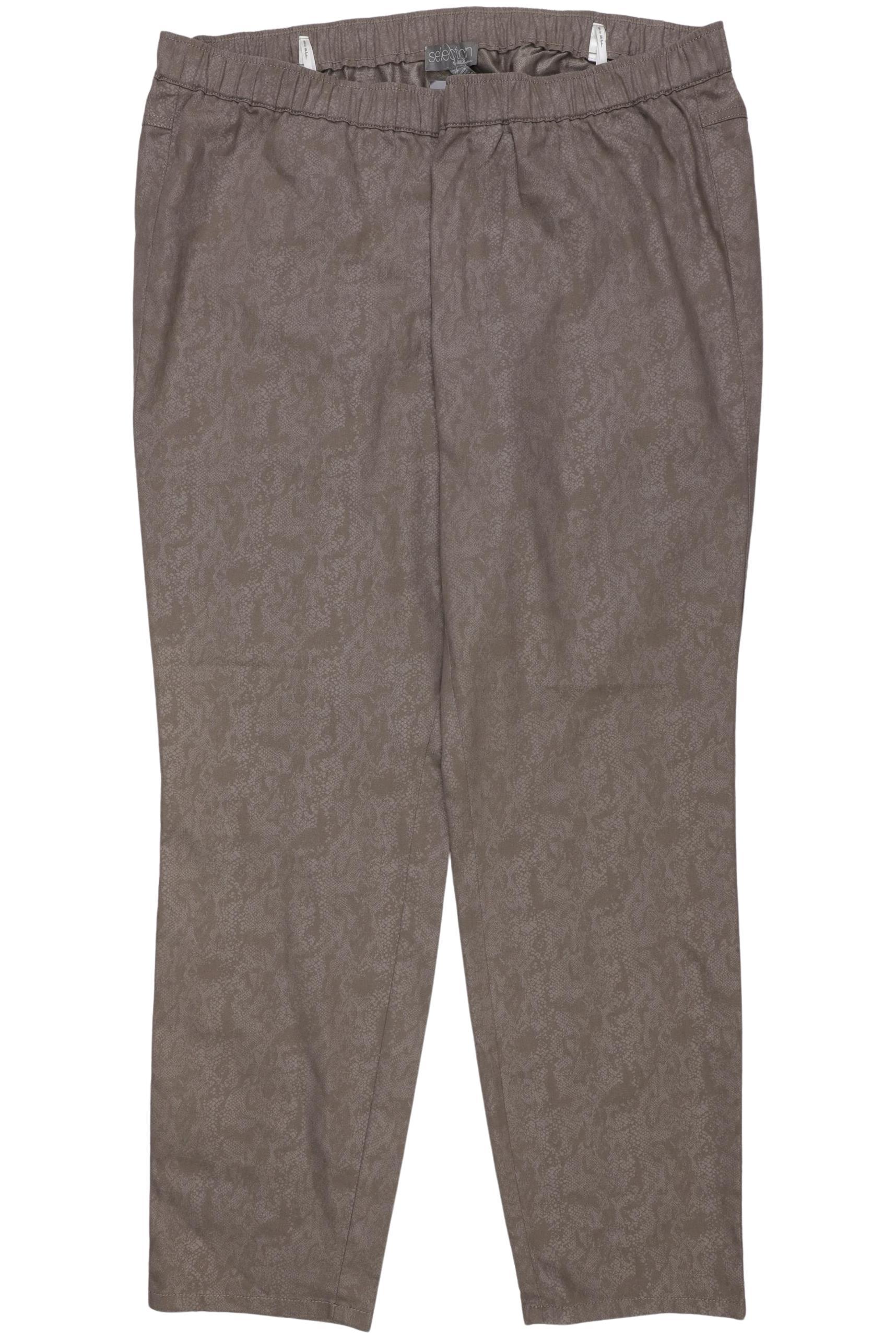 

Selection by Ulla Popken Damen Stoffhose, braun, Gr. 52