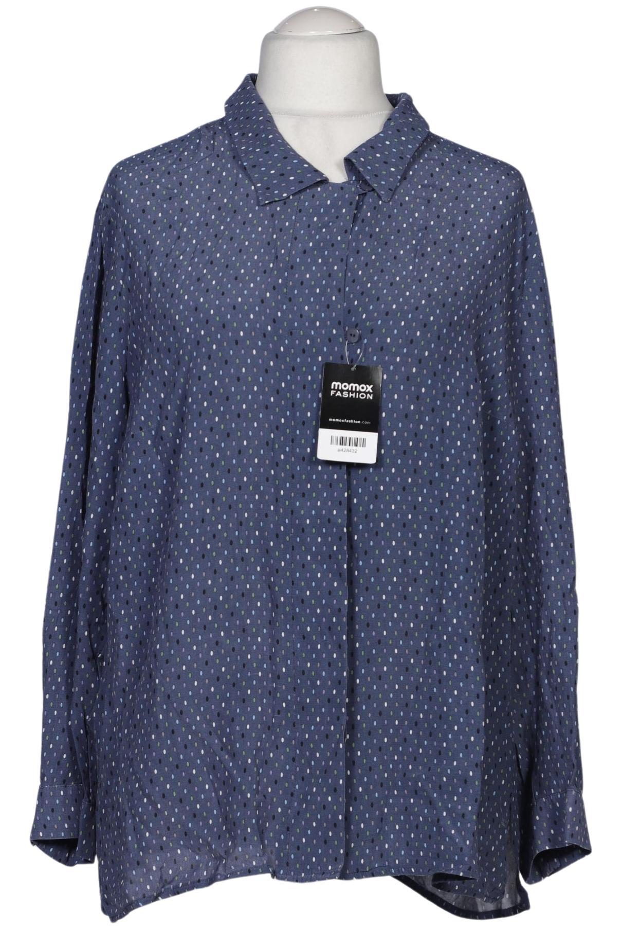 

Selection by Ulla Popken Damen Bluse, marineblau, Gr. 46