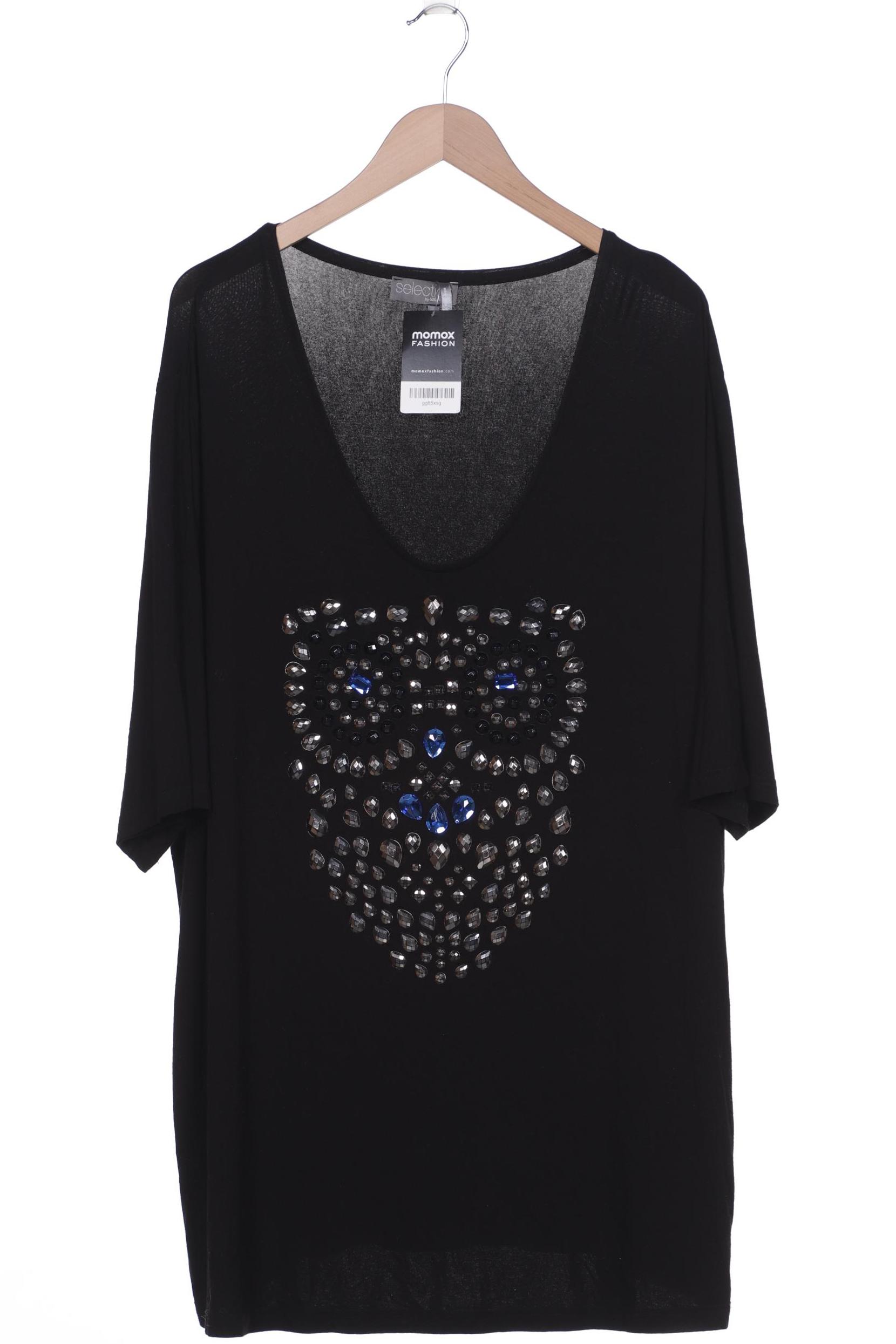 

Selection by Ulla Popken Damen T-Shirt, schwarz, Gr. 50
