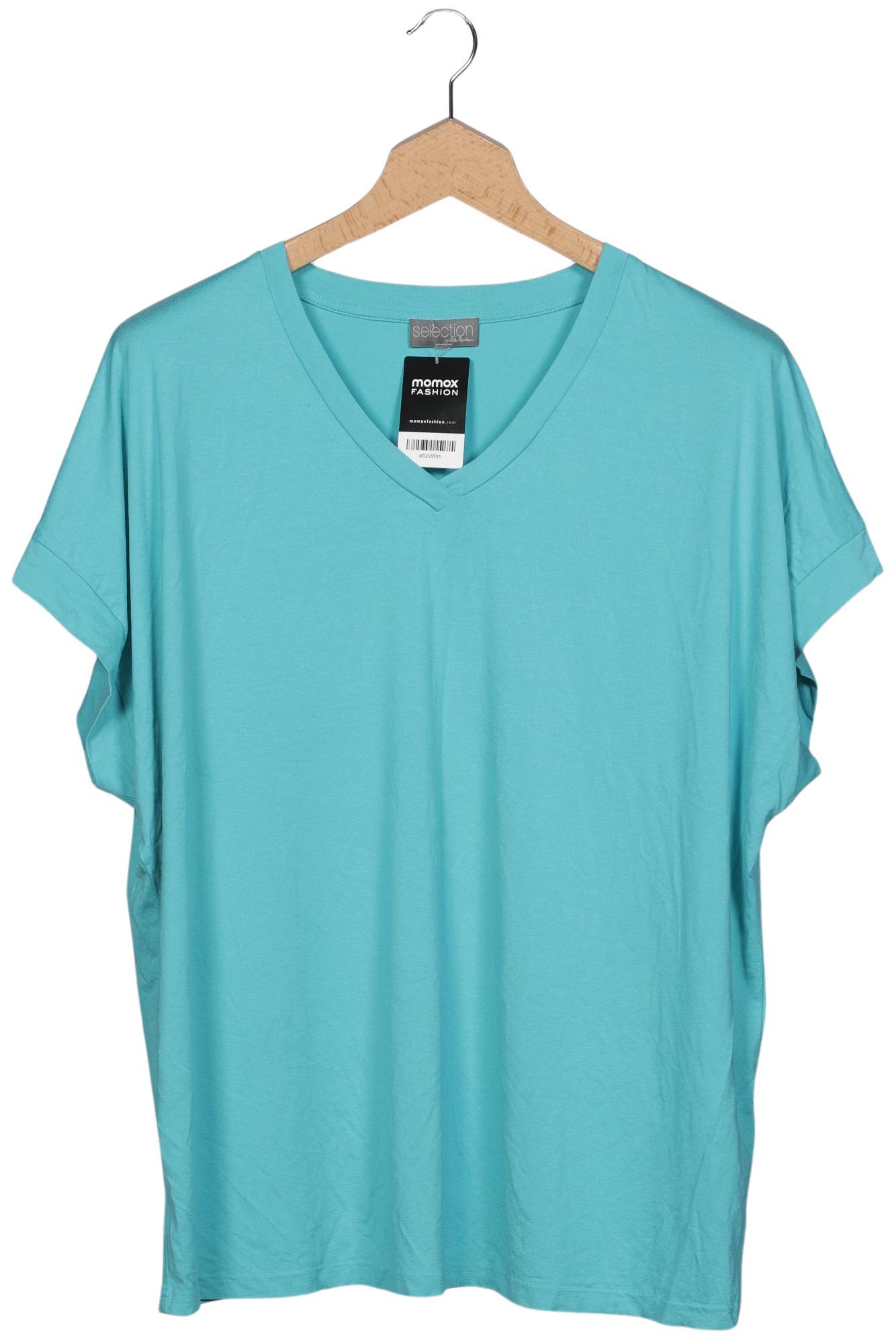 

Selection by Ulla Popken Damen T-Shirt, türkis, Gr. 48