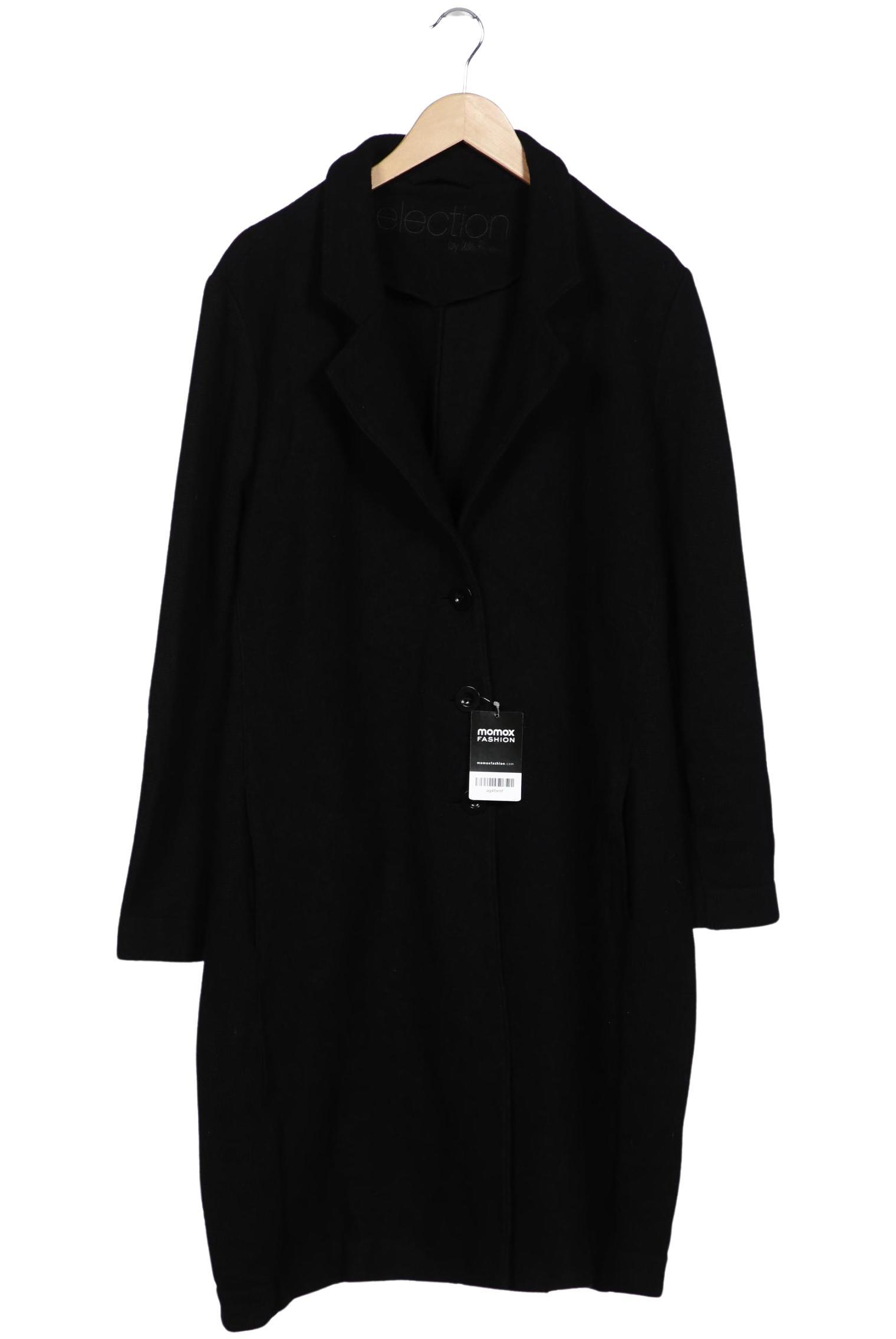 

Selection by Ulla Popken Damen Mantel, schwarz, Gr. 48