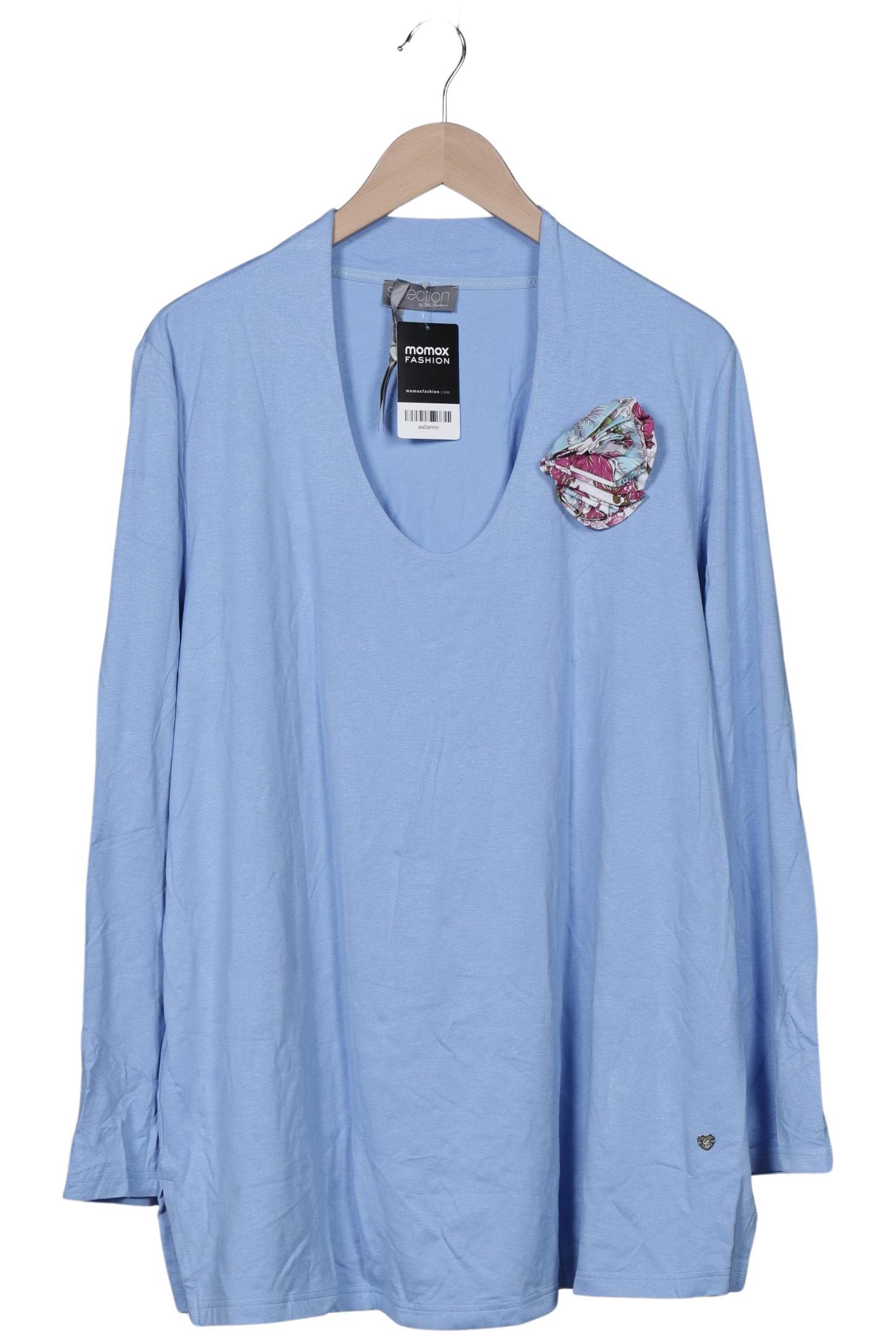 

Selection by Ulla Popken Damen Langarmshirt, hellblau, Gr. 50