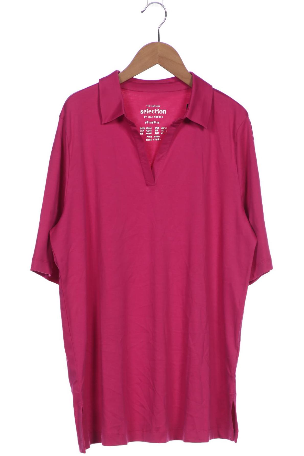 

Selection by Ulla Popken Damen Poloshirt, pink, Gr. 42